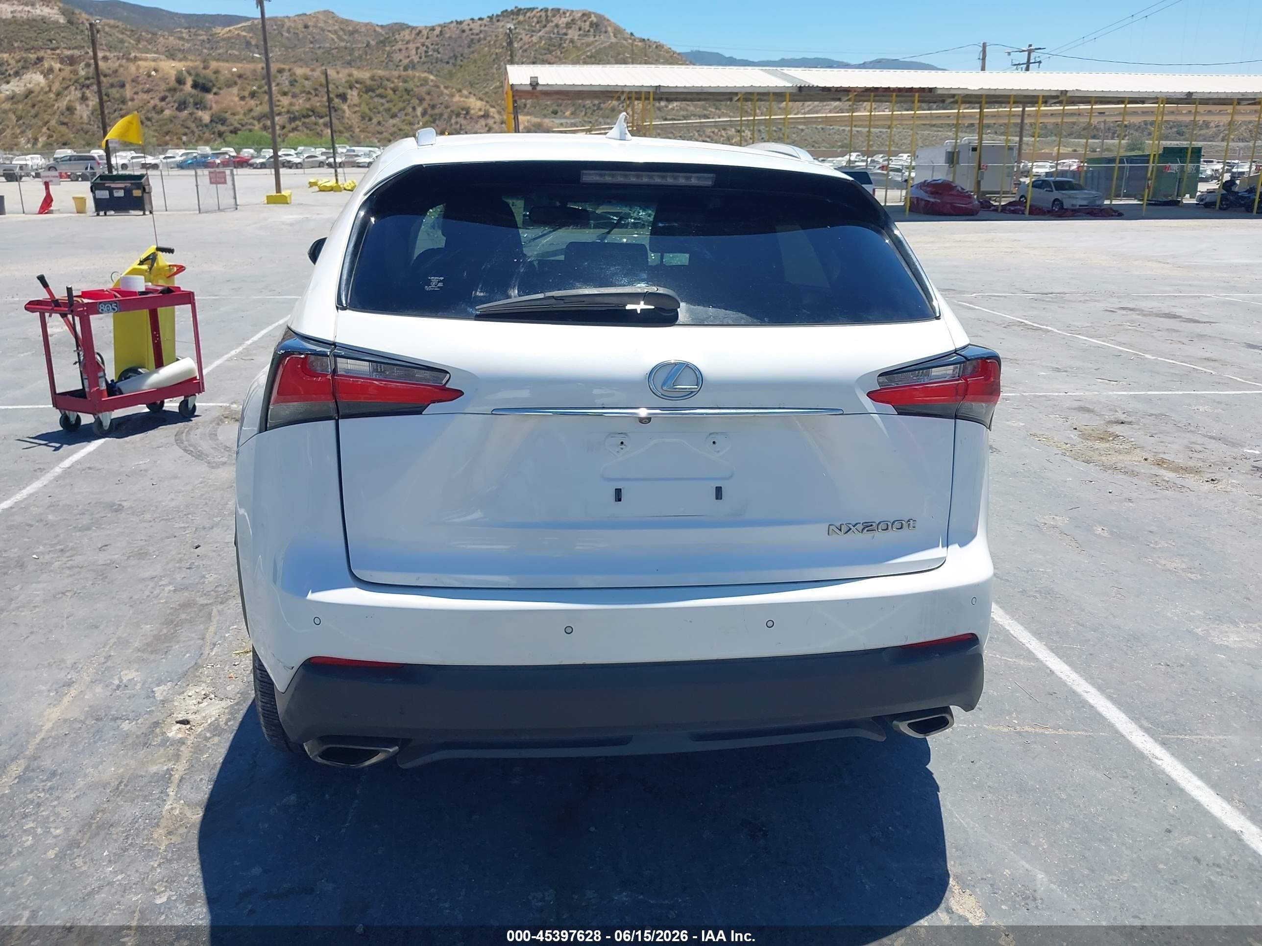 2015 Lexus Nx 200t Белый vin: JTJYARBZ7F2016559