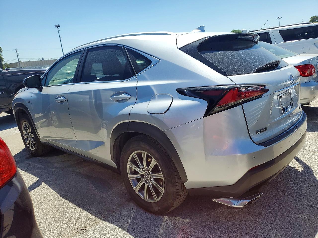 2015 Lexus Nx 200t Silver vin: JTJYARBZ7F2016755