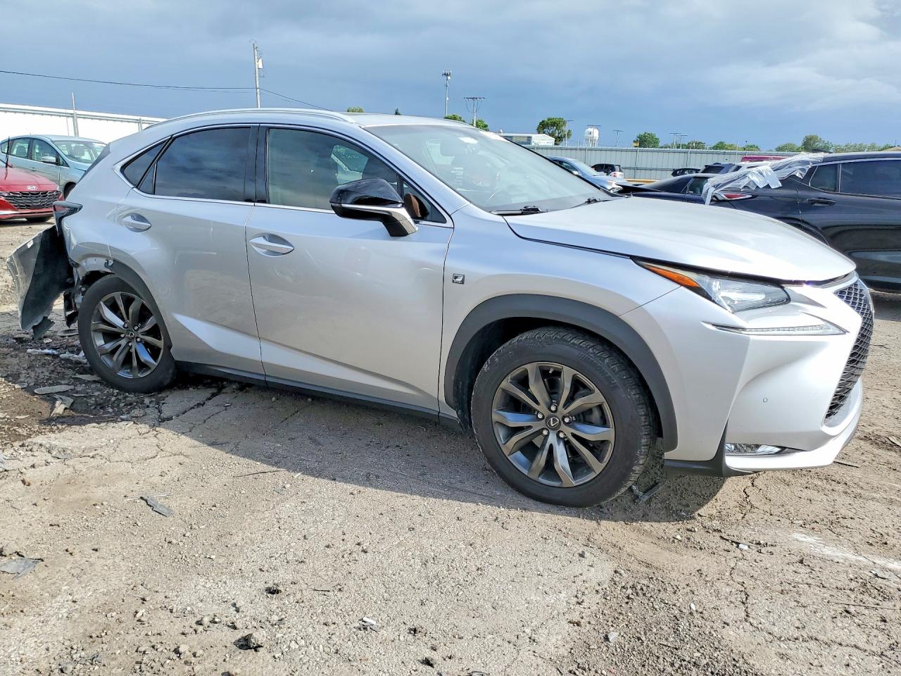 2015 Lexus Nx 200t Silver vin: JTJYARBZ7F2016755