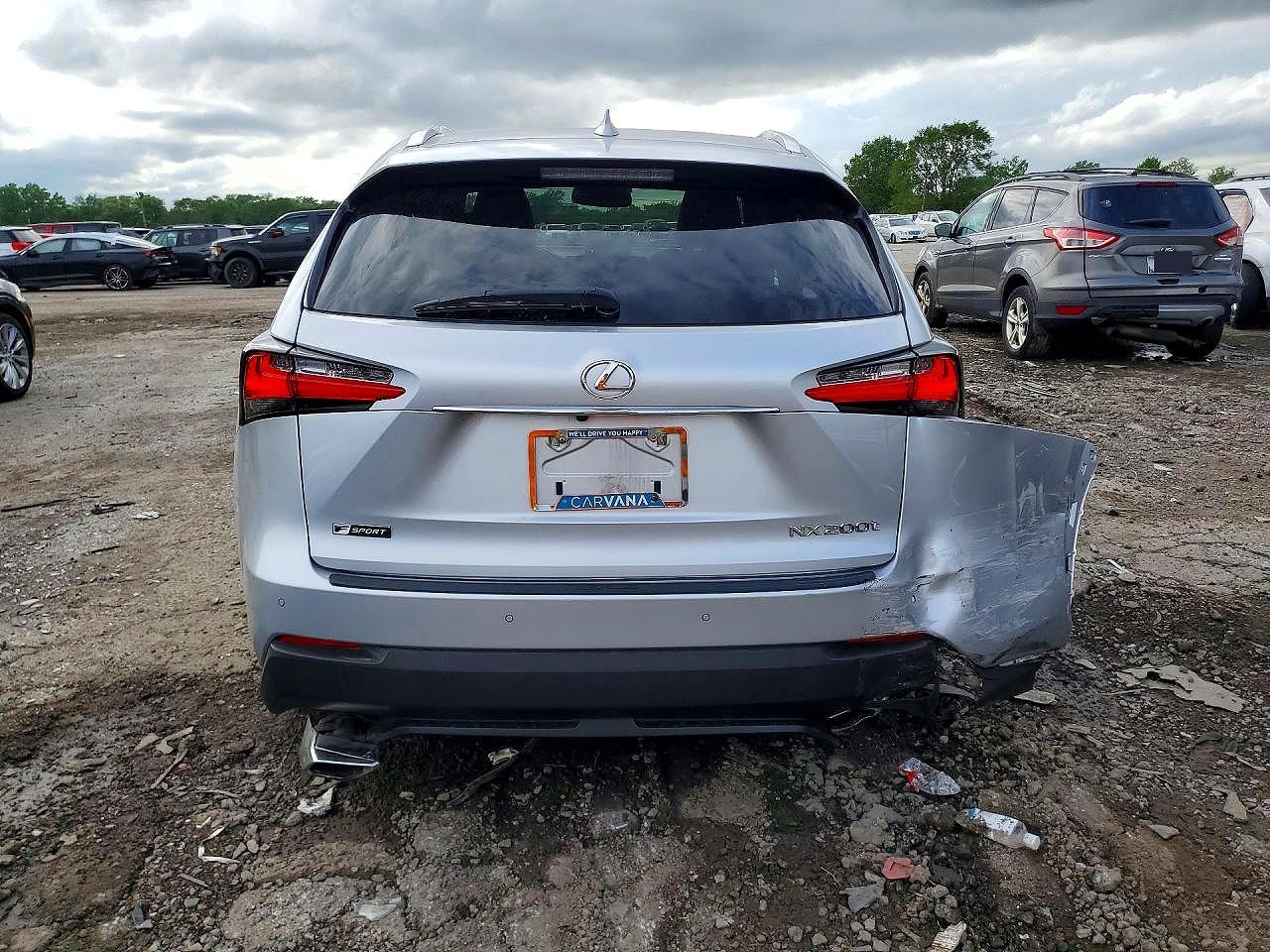 2015 Lexus Nx 200t Silver vin: JTJYARBZ7F2016755