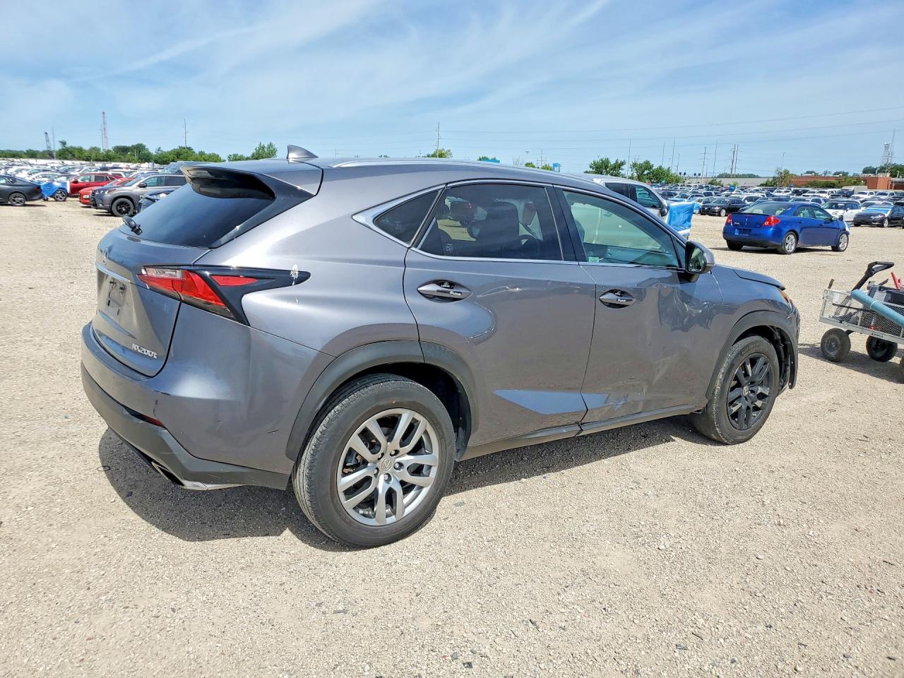 2015 Lexus Nx 200t Charcoal vin: JTJYARBZ7F2017792