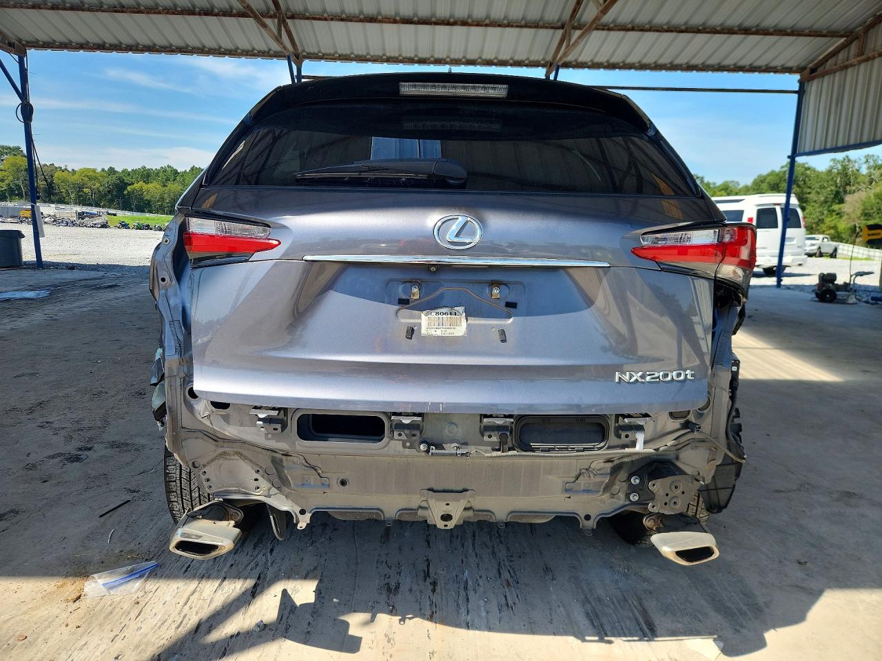2017 Lexus Nx 200t Base Серый vin: JTJYARBZ7H2068132
