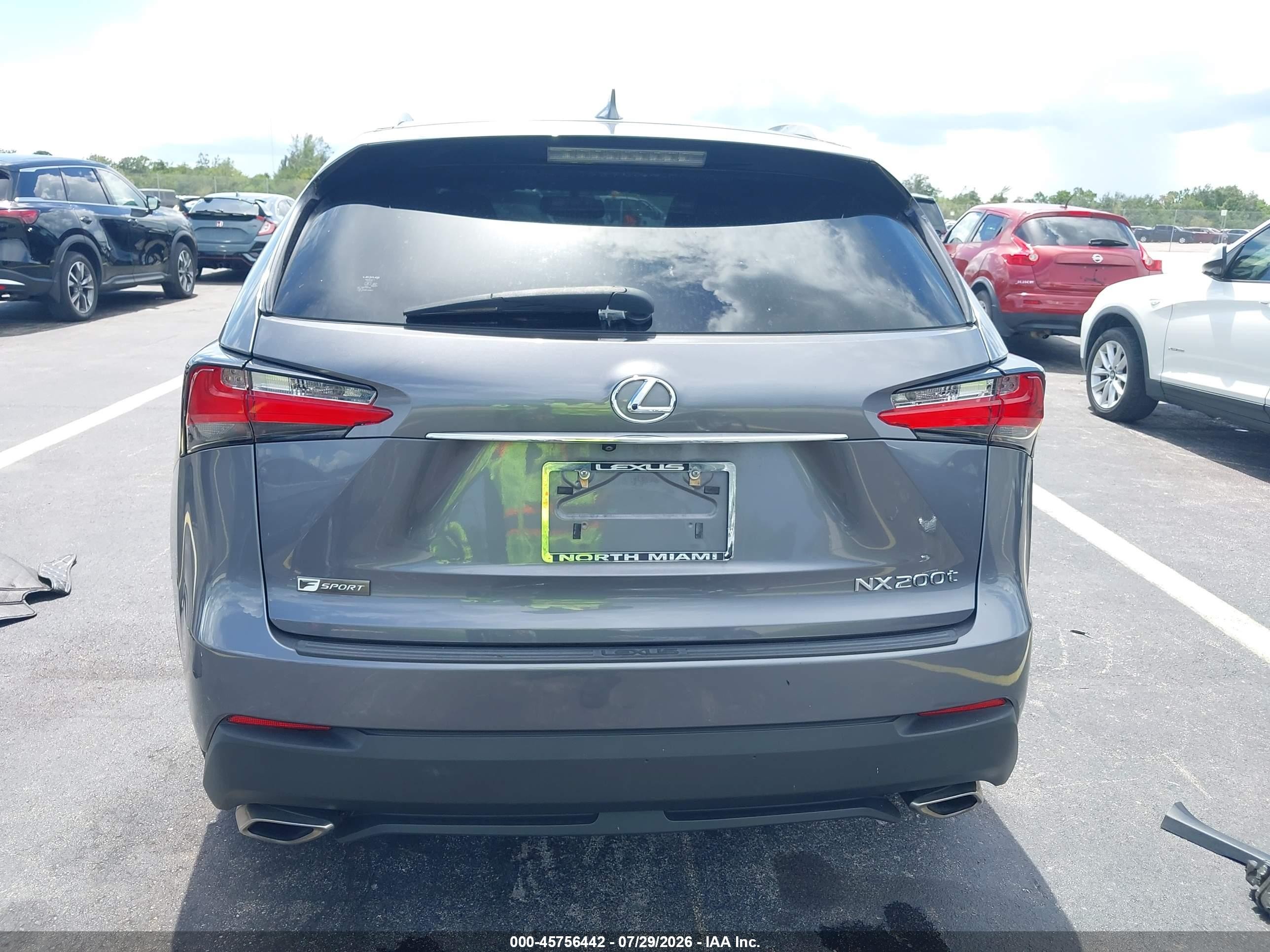 2017 Lexus Nx 200t F Sport Gray vin: JTJYARBZ7H2072620