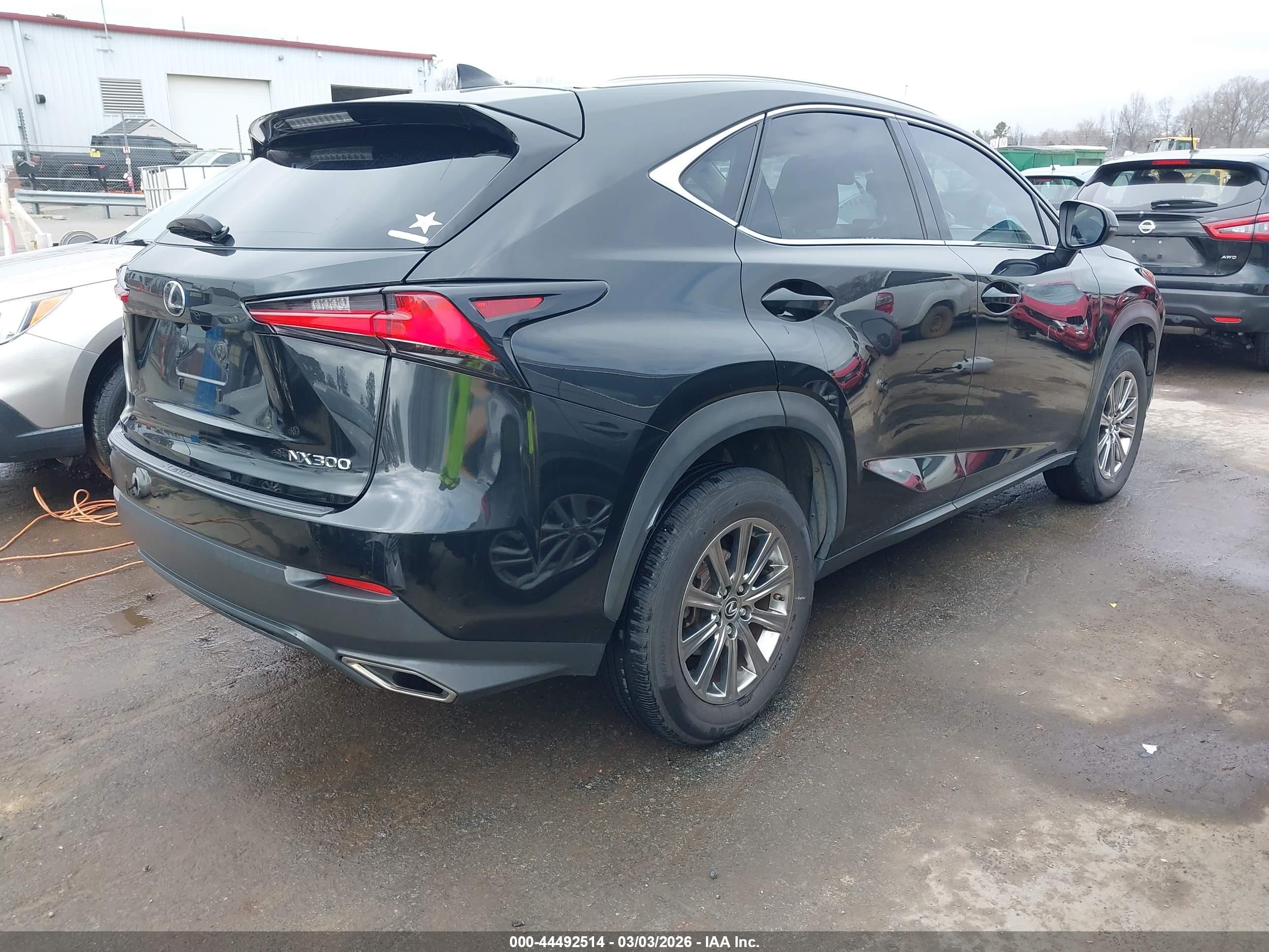 2018 Lexus Nx 300 Black vin: JTJYARBZ7J2088709
