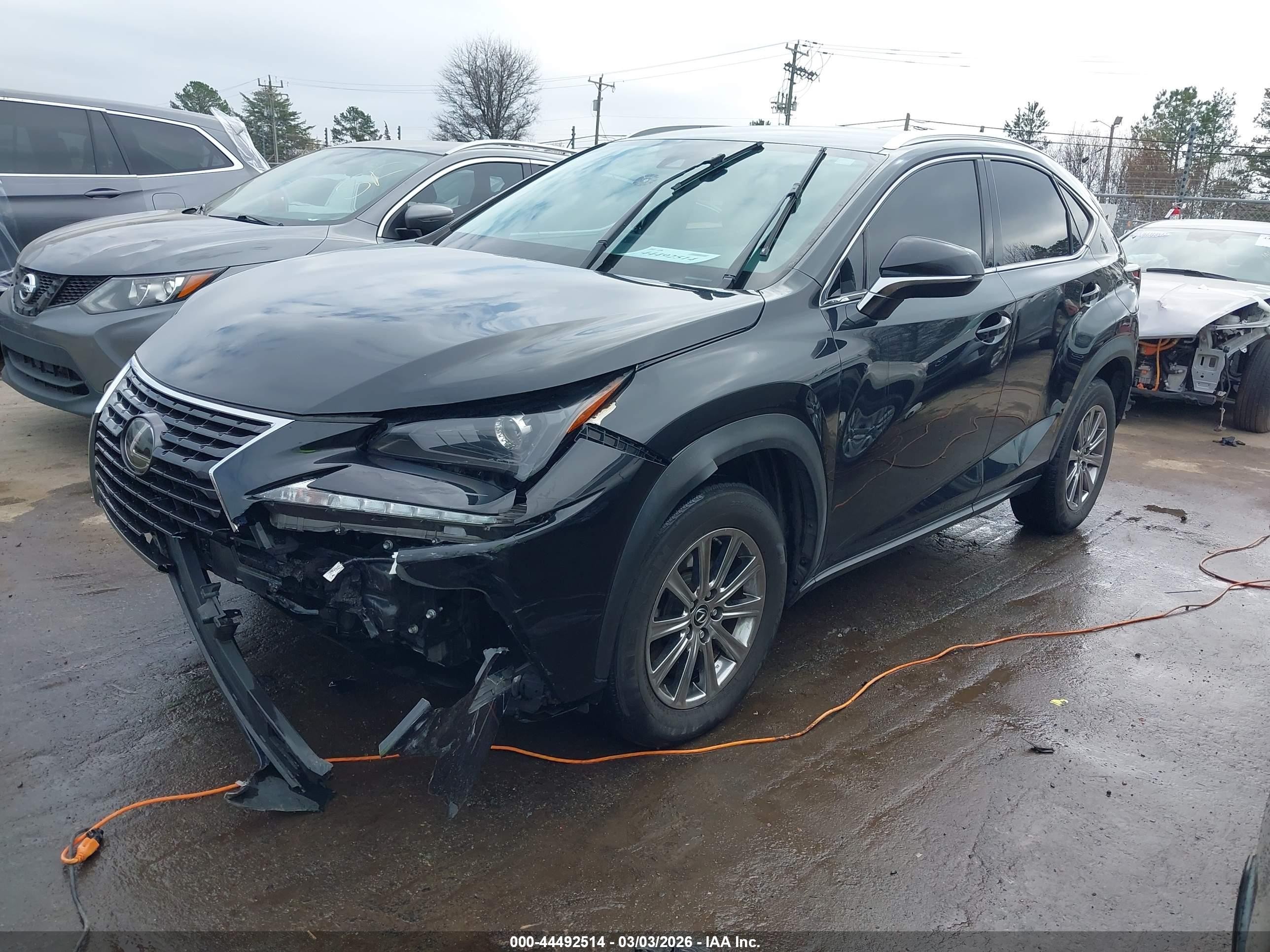 2018 Lexus Nx 300 Black vin: JTJYARBZ7J2088709