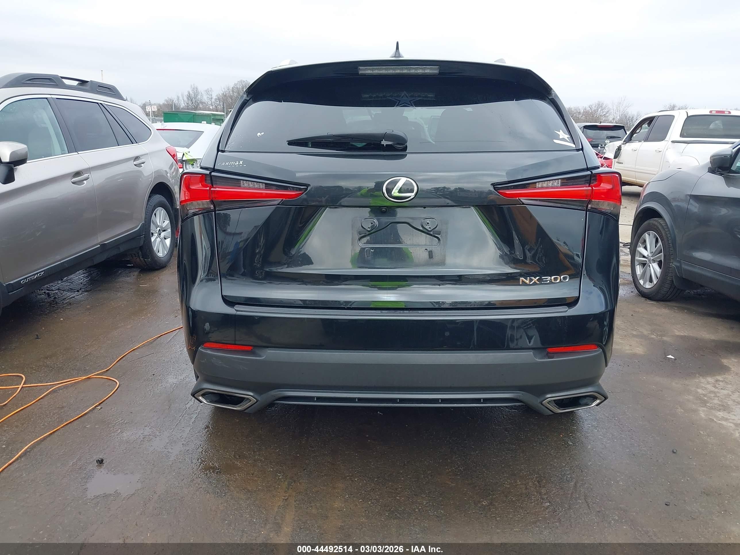 2018 Lexus Nx 300 Black vin: JTJYARBZ7J2088709