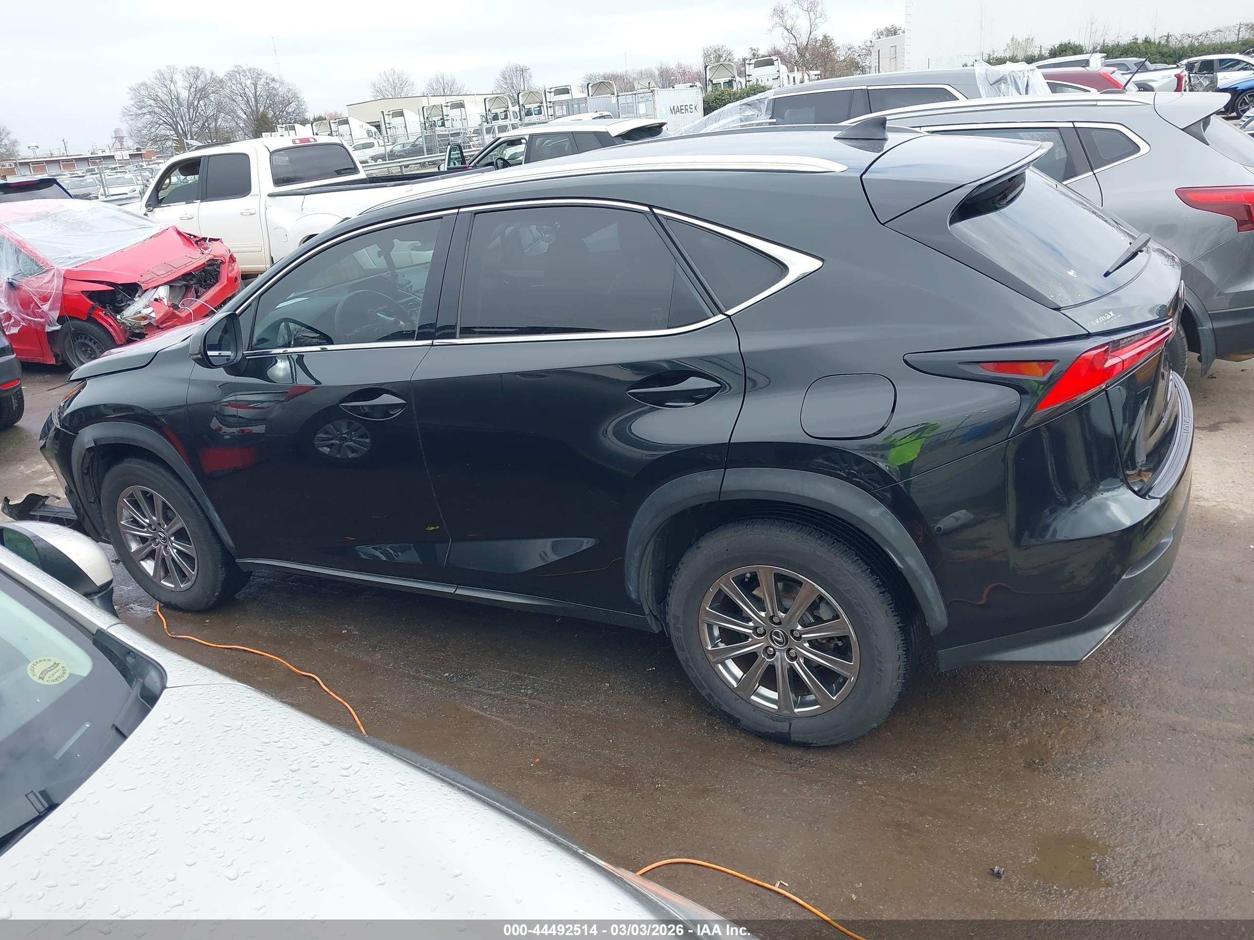 2018 Lexus Nx 300 Black vin: JTJYARBZ7J2088709
