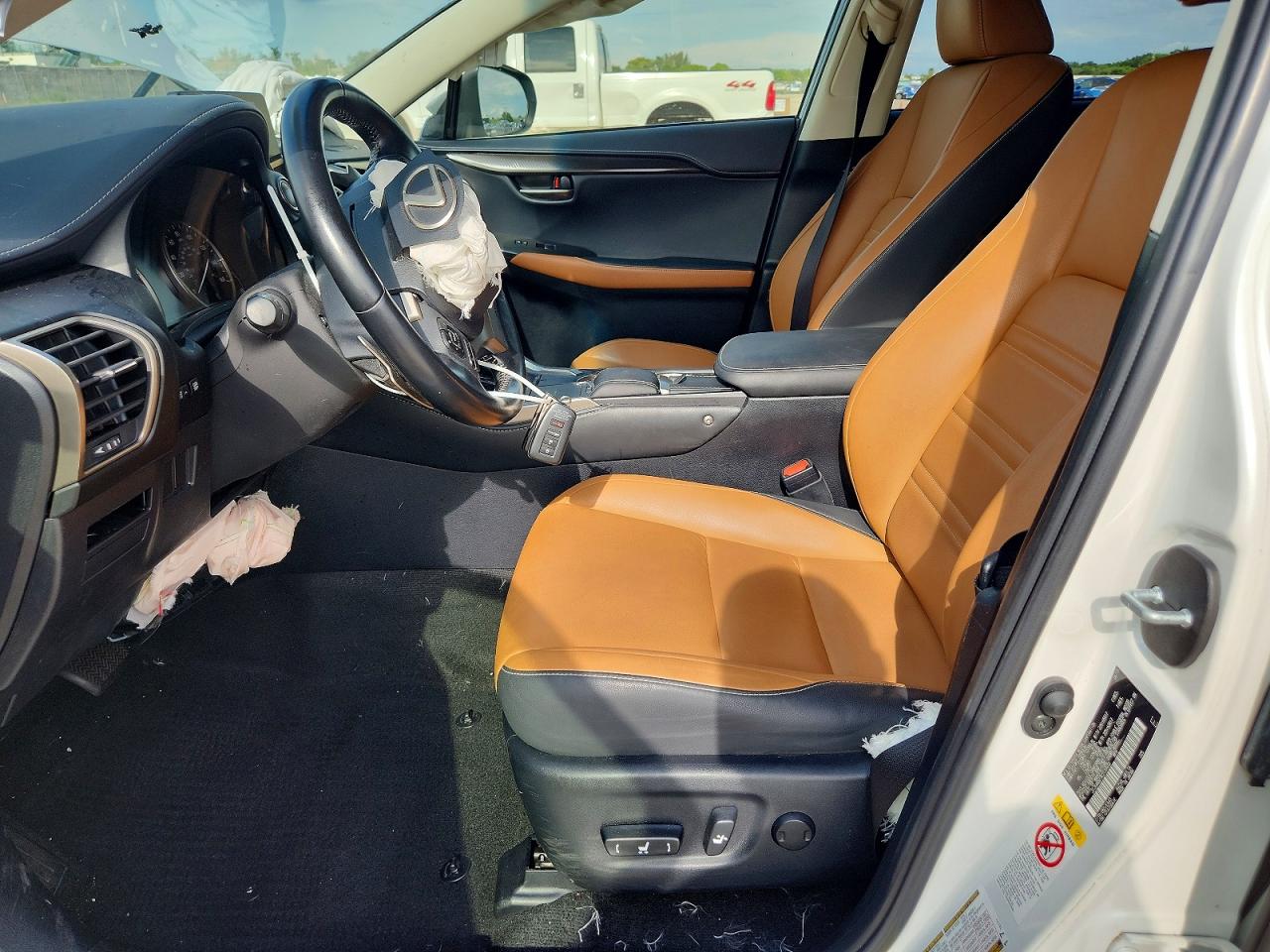 2019 Lexus Nx 300 Base White vin: JTJYARBZ7K2120933