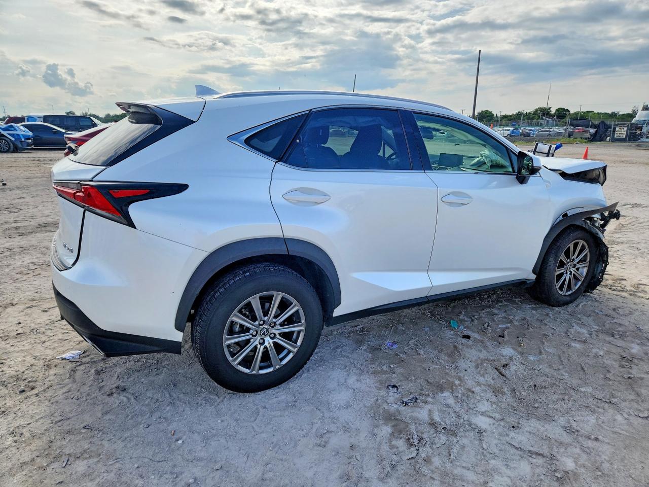 2019 Lexus Nx 300 Base White vin: JTJYARBZ7K2120933