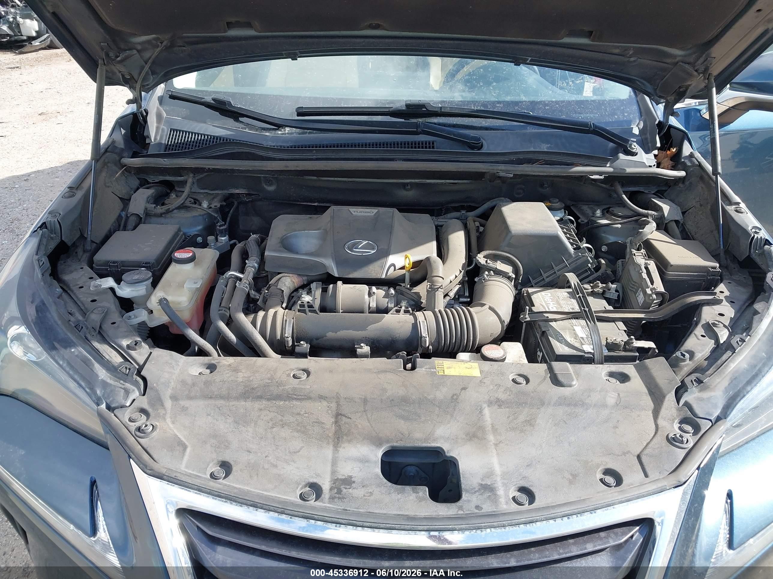 2015 Lexus Nx 200t Blue vin: JTJYARBZ8F2004405