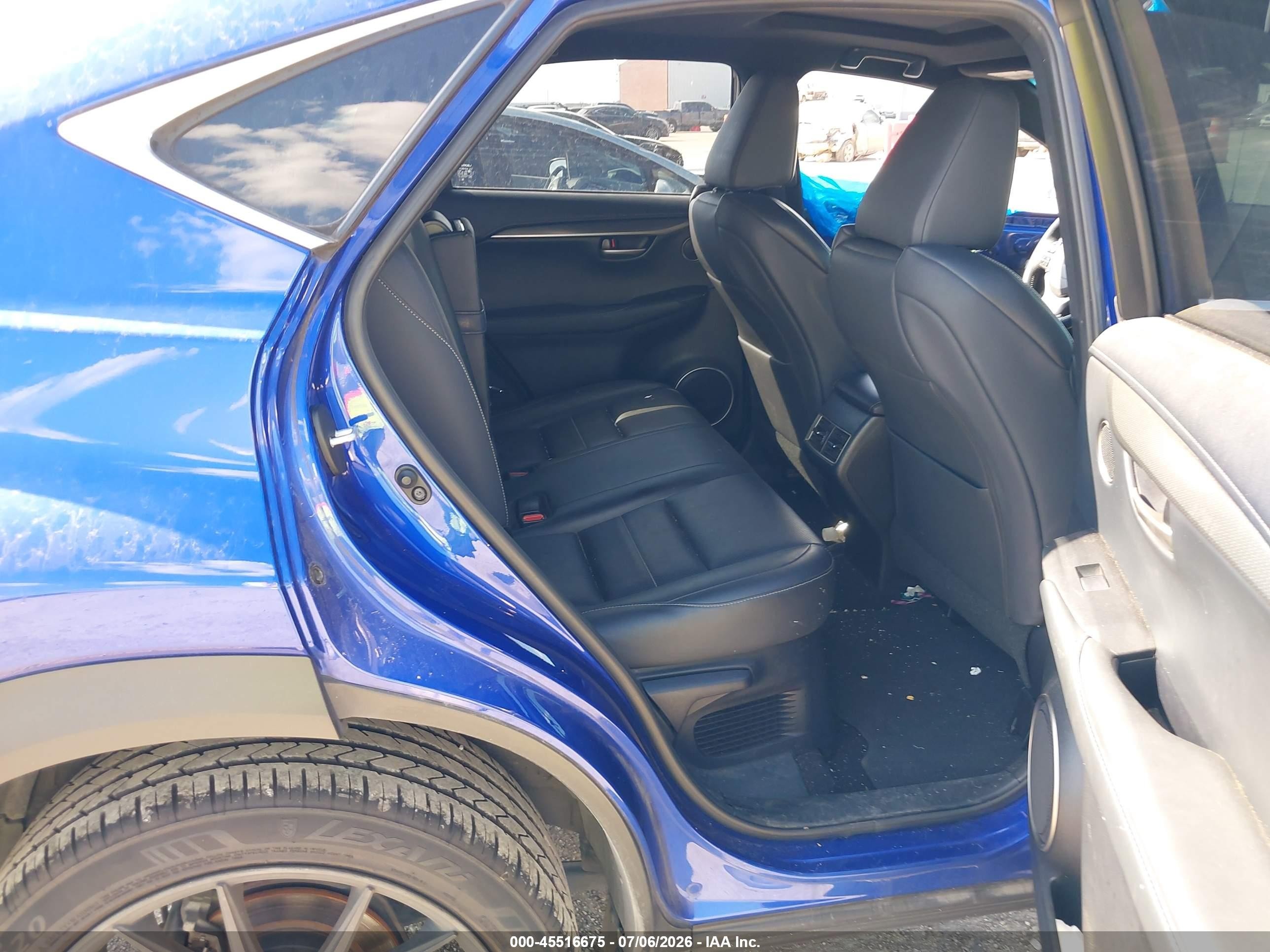 2015 Lexus Nx 200t F Sport Blue vin: JTJYARBZ8F2007790