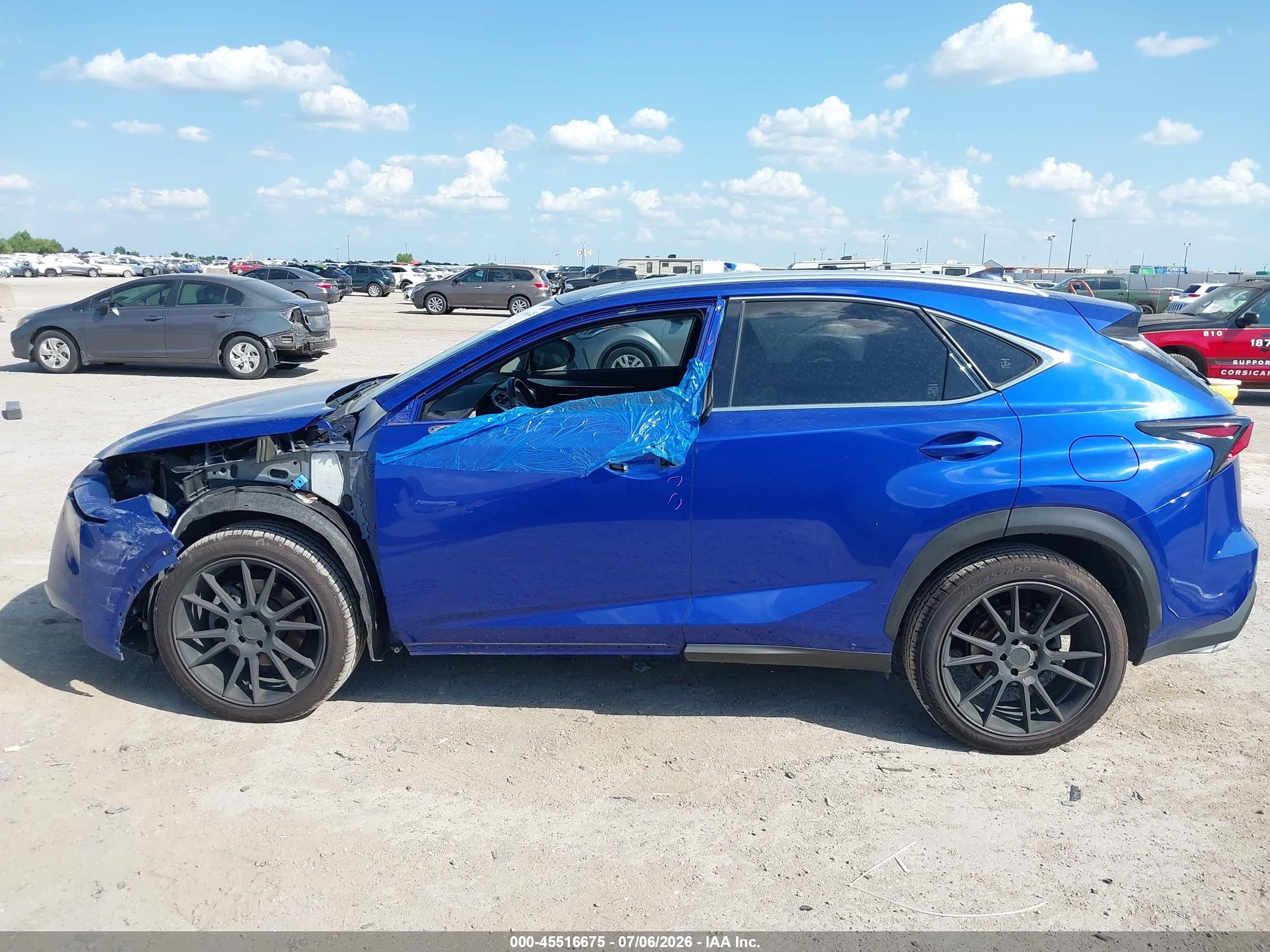 2015 Lexus Nx 200t F Sport Blue vin: JTJYARBZ8F2007790