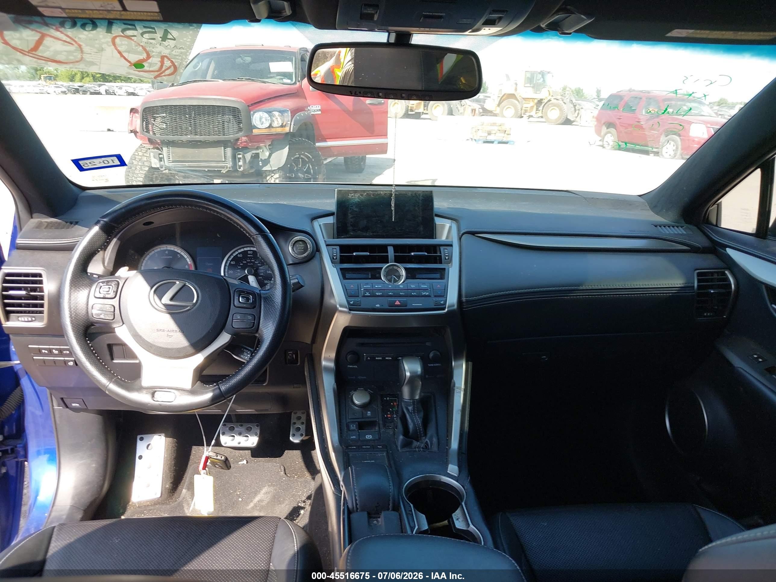 2015 Lexus Nx 200t F Sport Blue vin: JTJYARBZ8F2007790