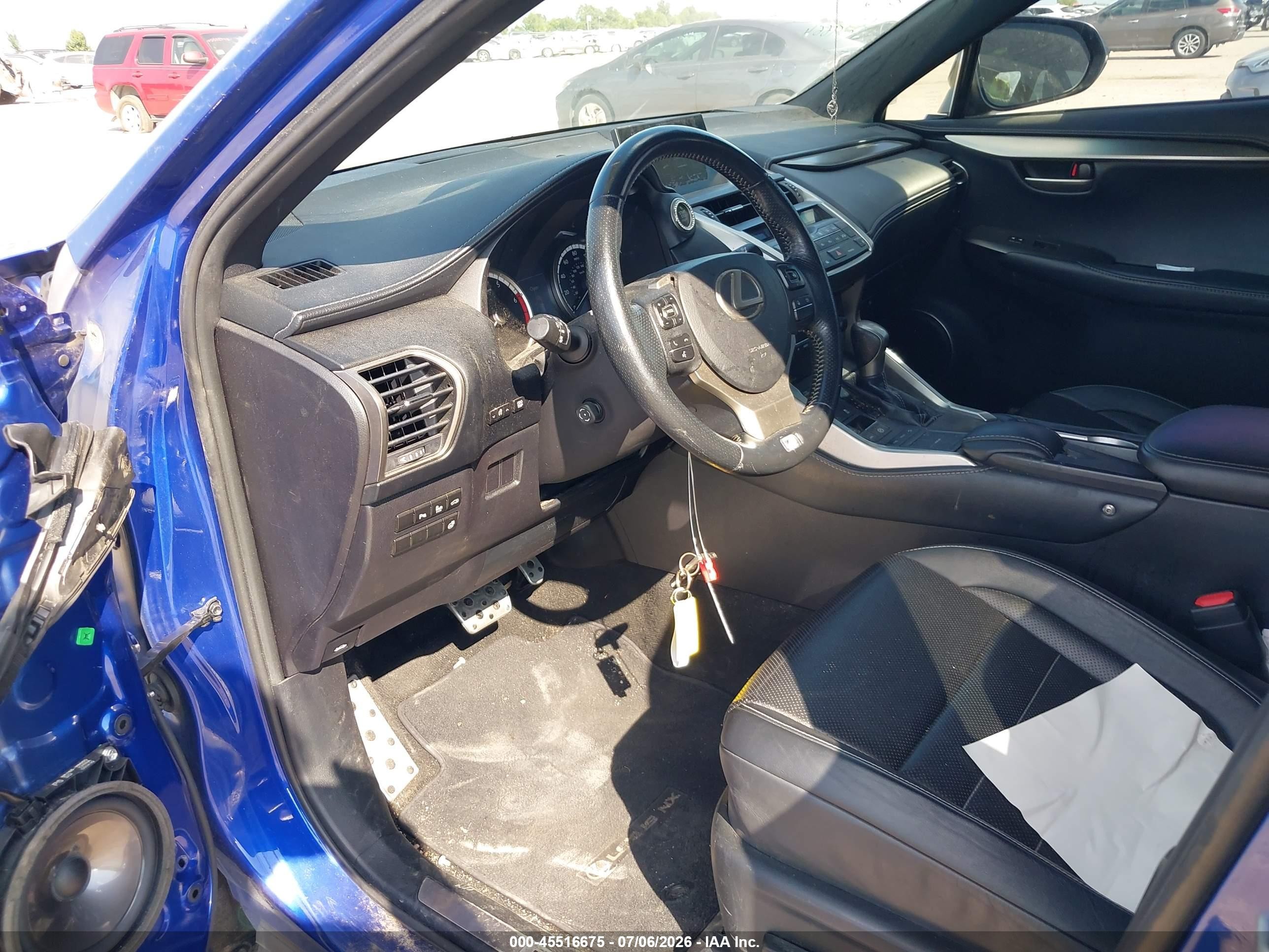 2015 Lexus Nx 200t F Sport Blue vin: JTJYARBZ8F2007790