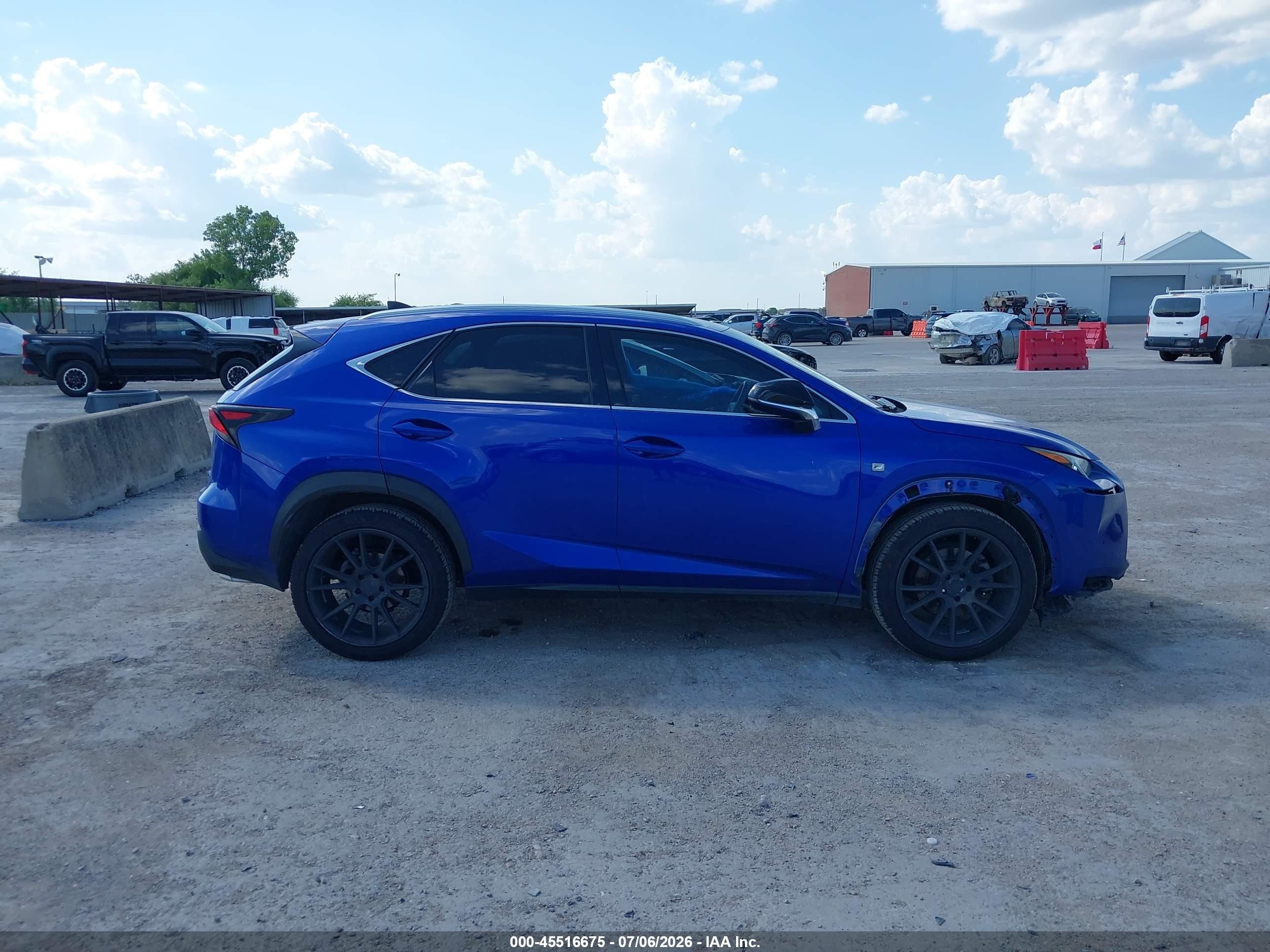 2015 Lexus Nx 200t F Sport Blue vin: JTJYARBZ8F2007790