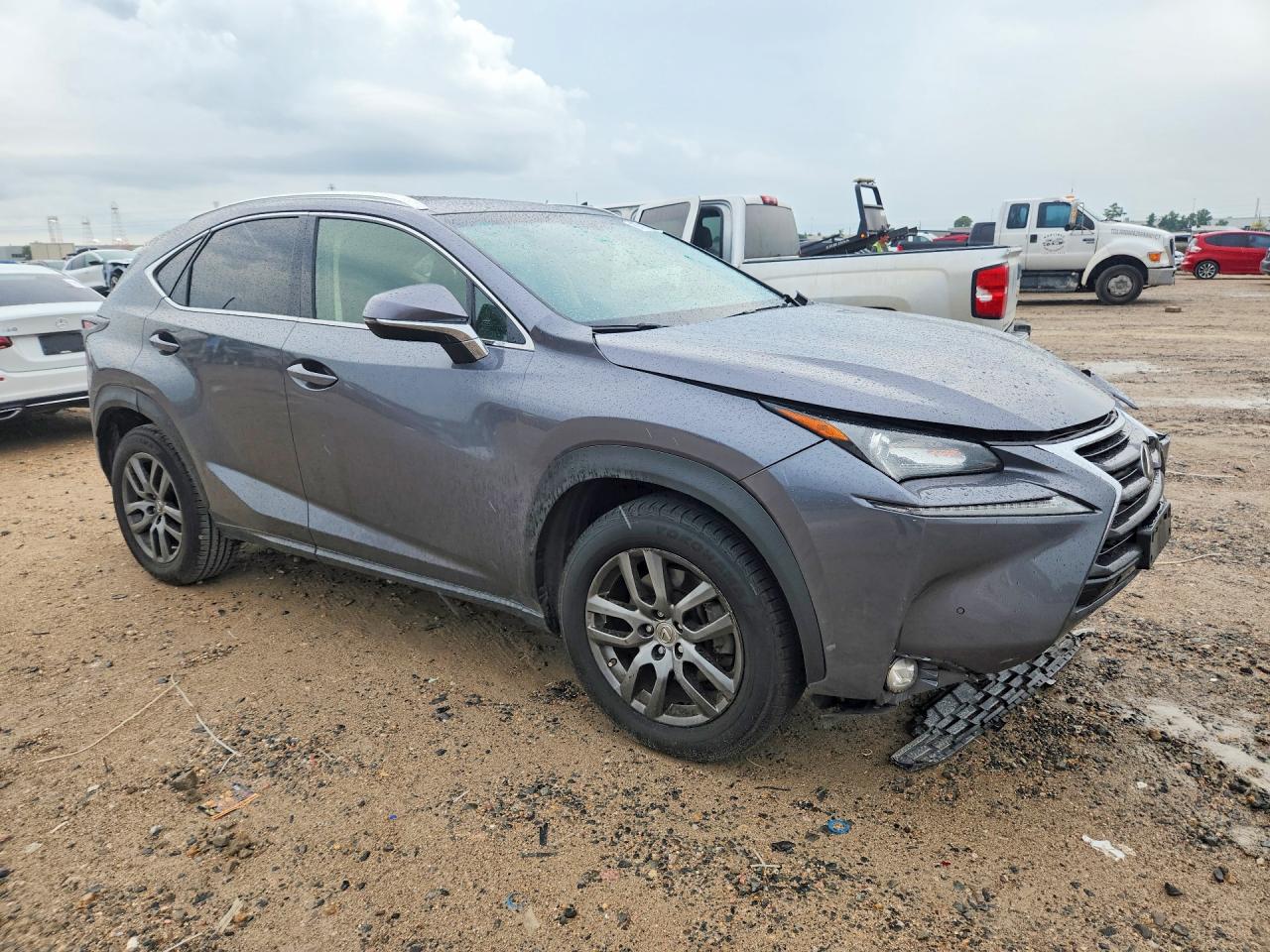 2015 Lexus Nx 200t Серый vin: JTJYARBZ8F2012164