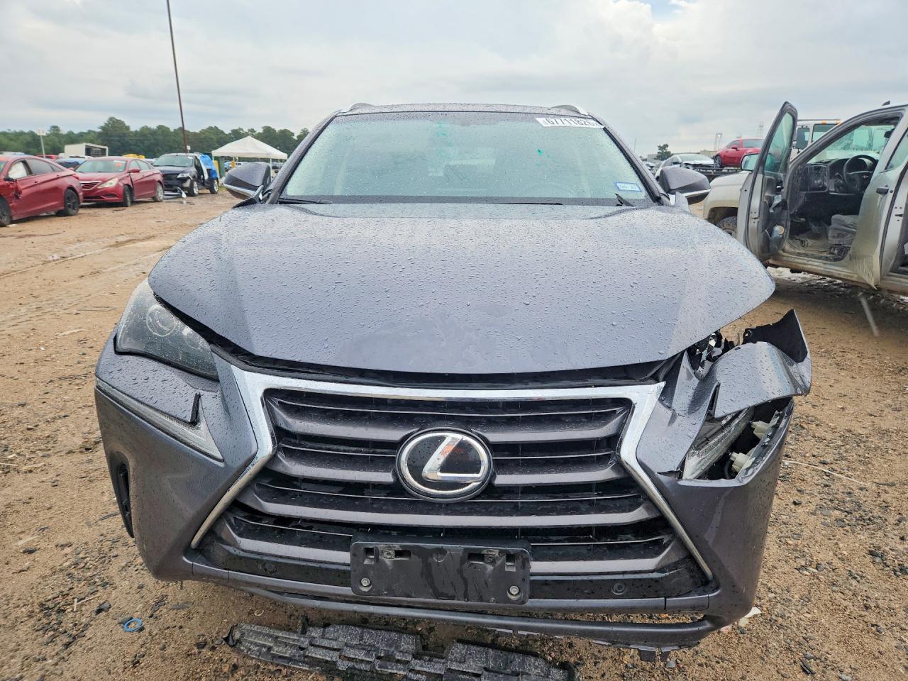 2015 Lexus Nx 200t Серый vin: JTJYARBZ8F2012164