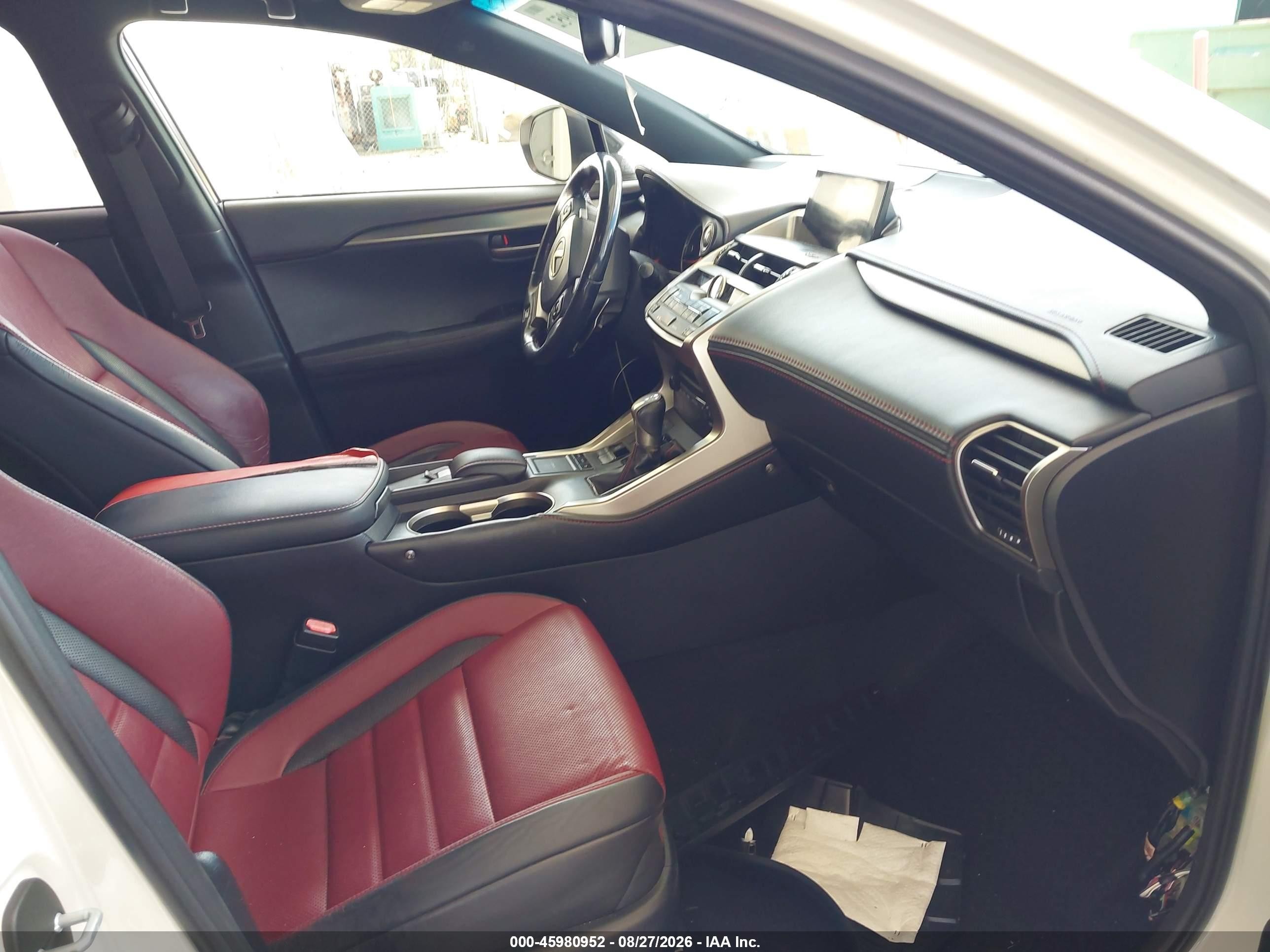 2015 Lexus Nx 200t F Sport Белый vin: JTJYARBZ8F2018627