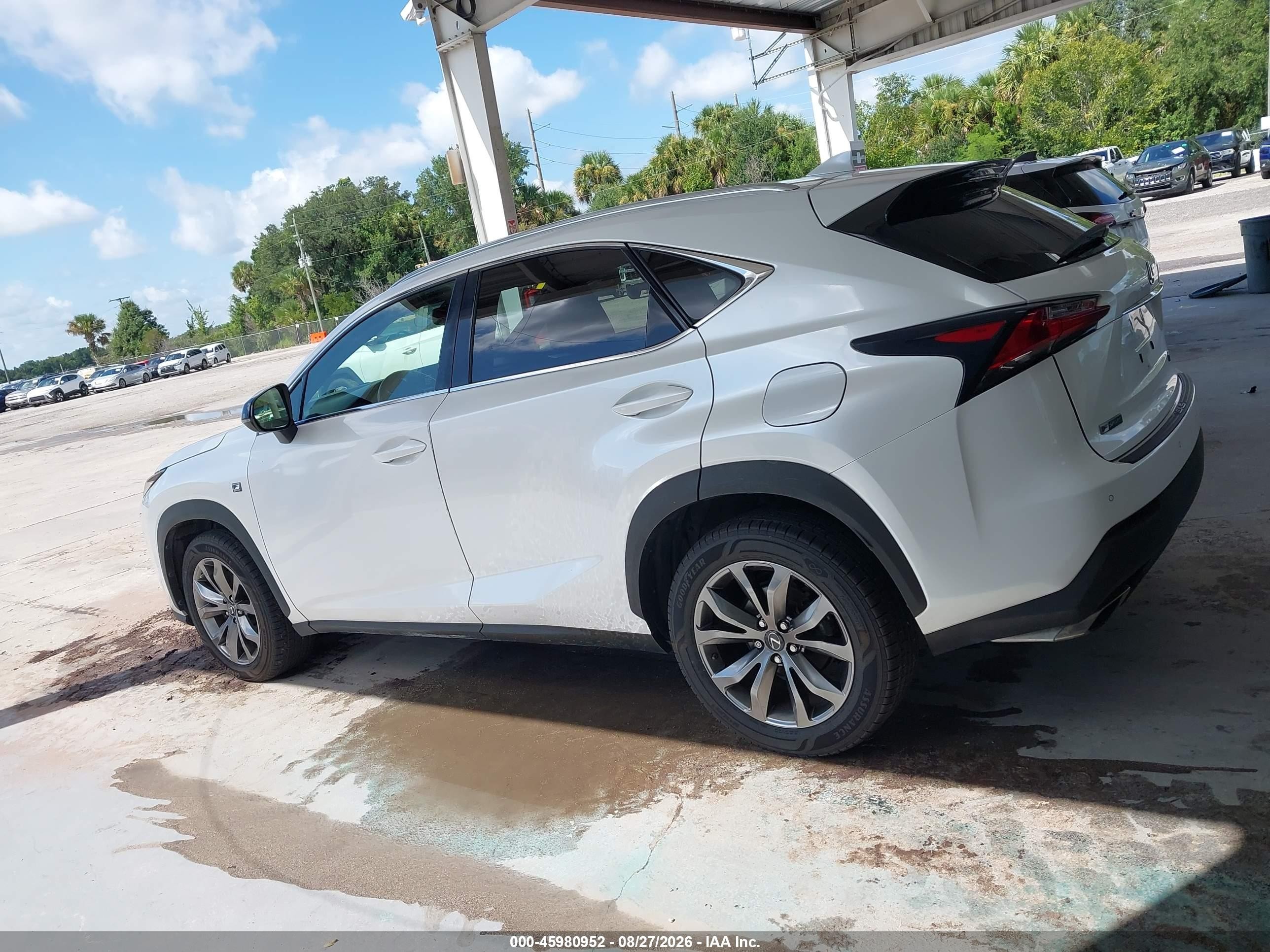 2015 Lexus Nx 200t F Sport Белый vin: JTJYARBZ8F2018627