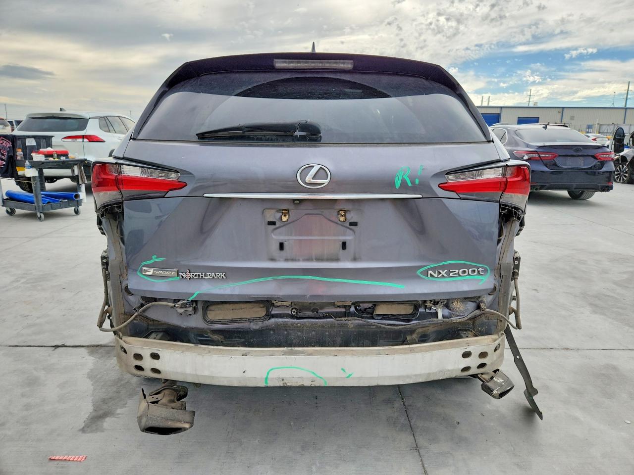 2016 Lexus Nx 200t F Sport Gray vin: JTJYARBZ8G2033355