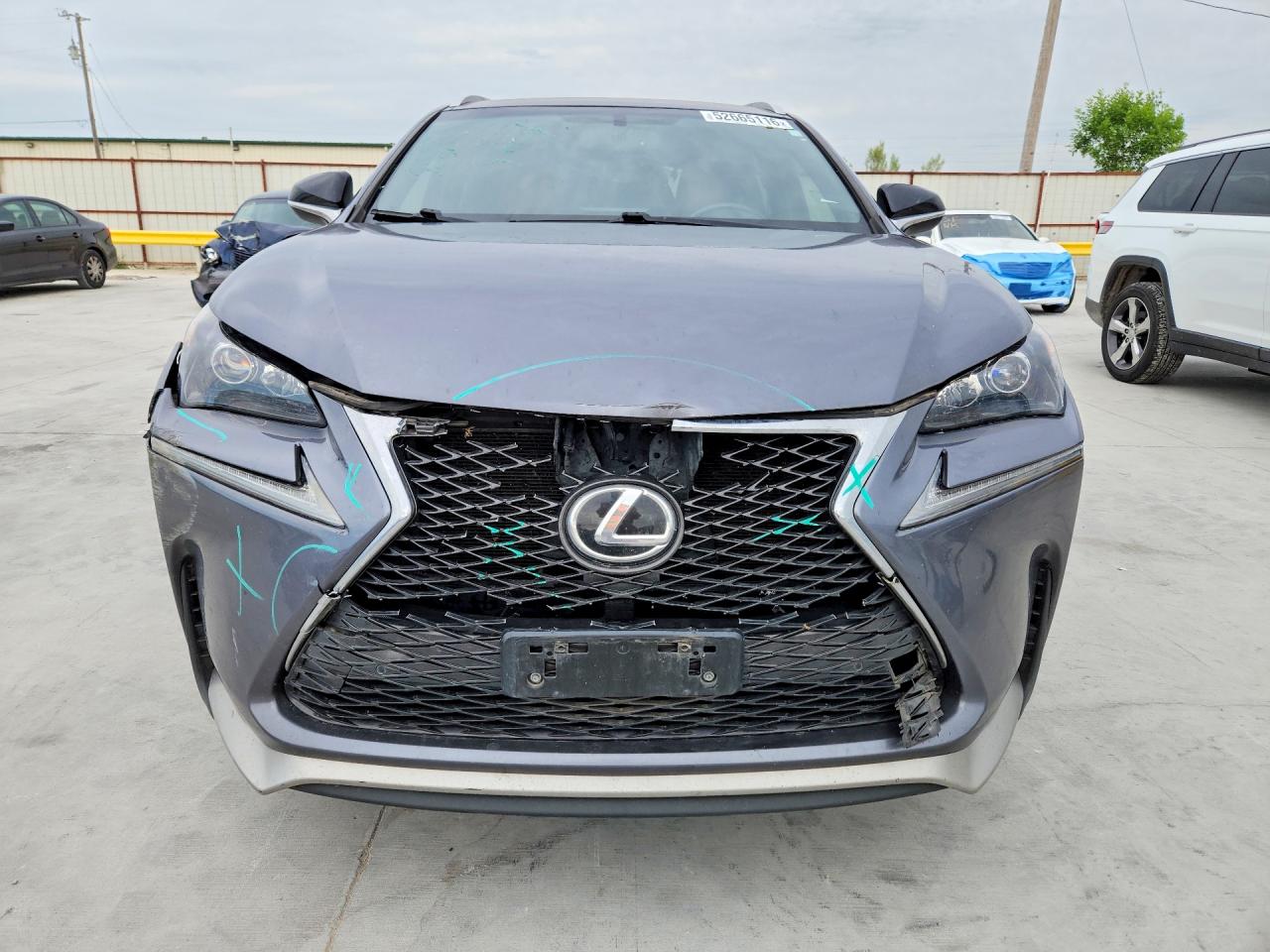 2016 Lexus Nx 200t F Sport Gray vin: JTJYARBZ8G2033355