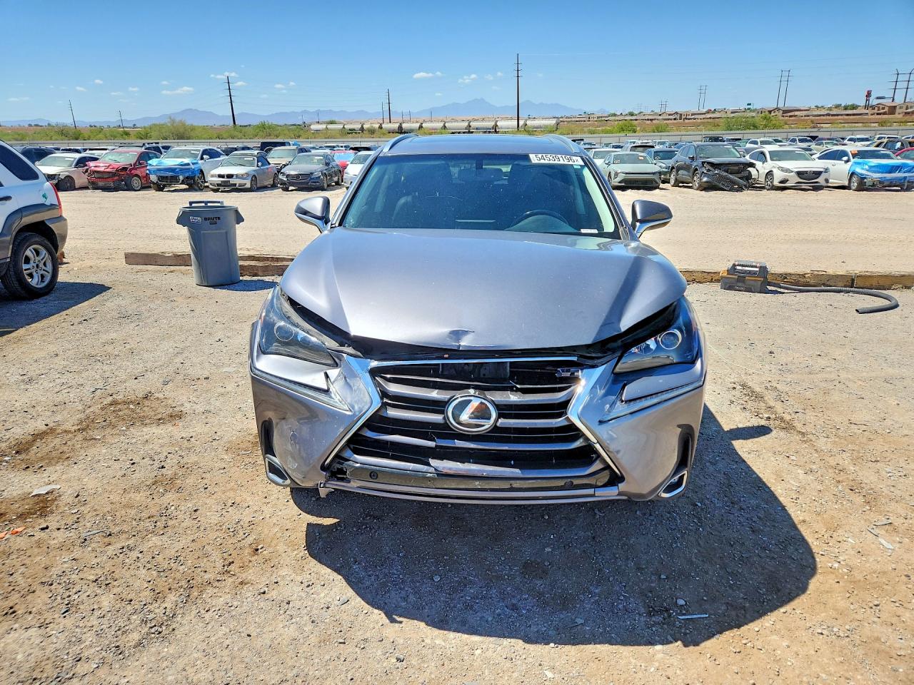 2015 Lexus Nx 200t Charcoal vin: JTJYARBZ9F2001044