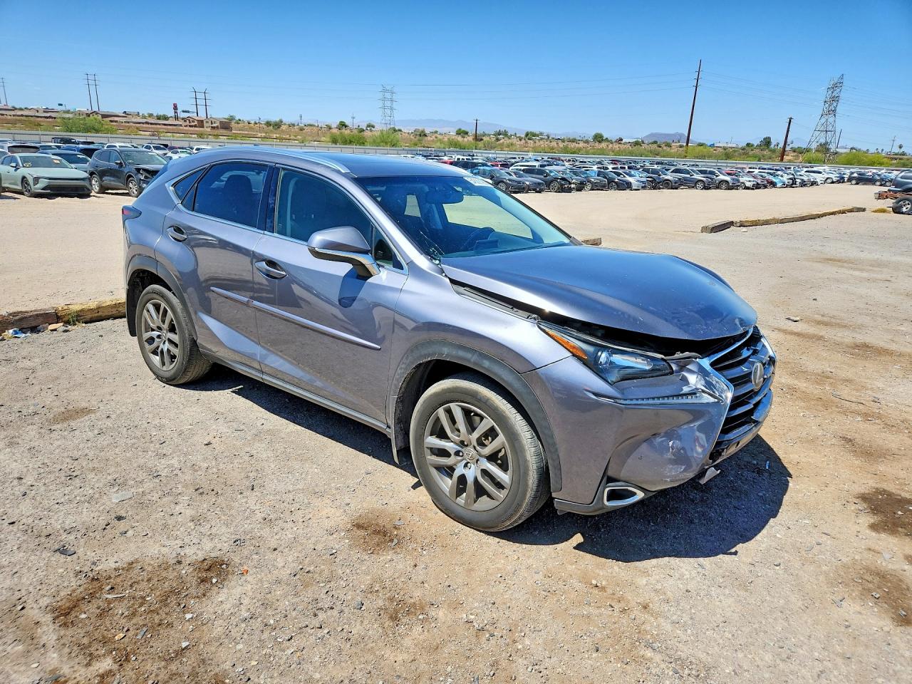 2015 Lexus Nx 200t Charcoal vin: JTJYARBZ9F2001044