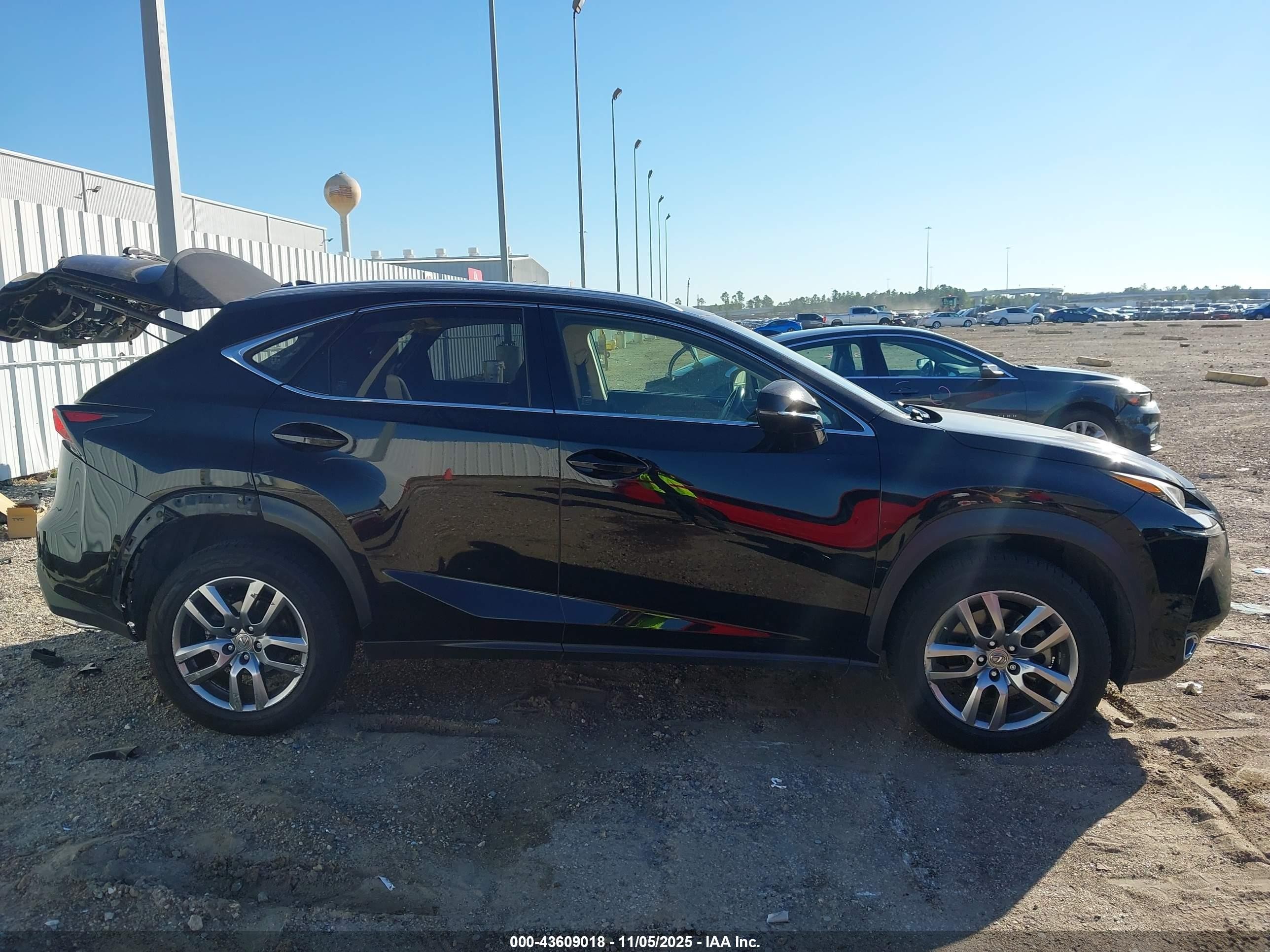 2015 Lexus Nx 200t   Black vin: JTJYARBZ9F2001691