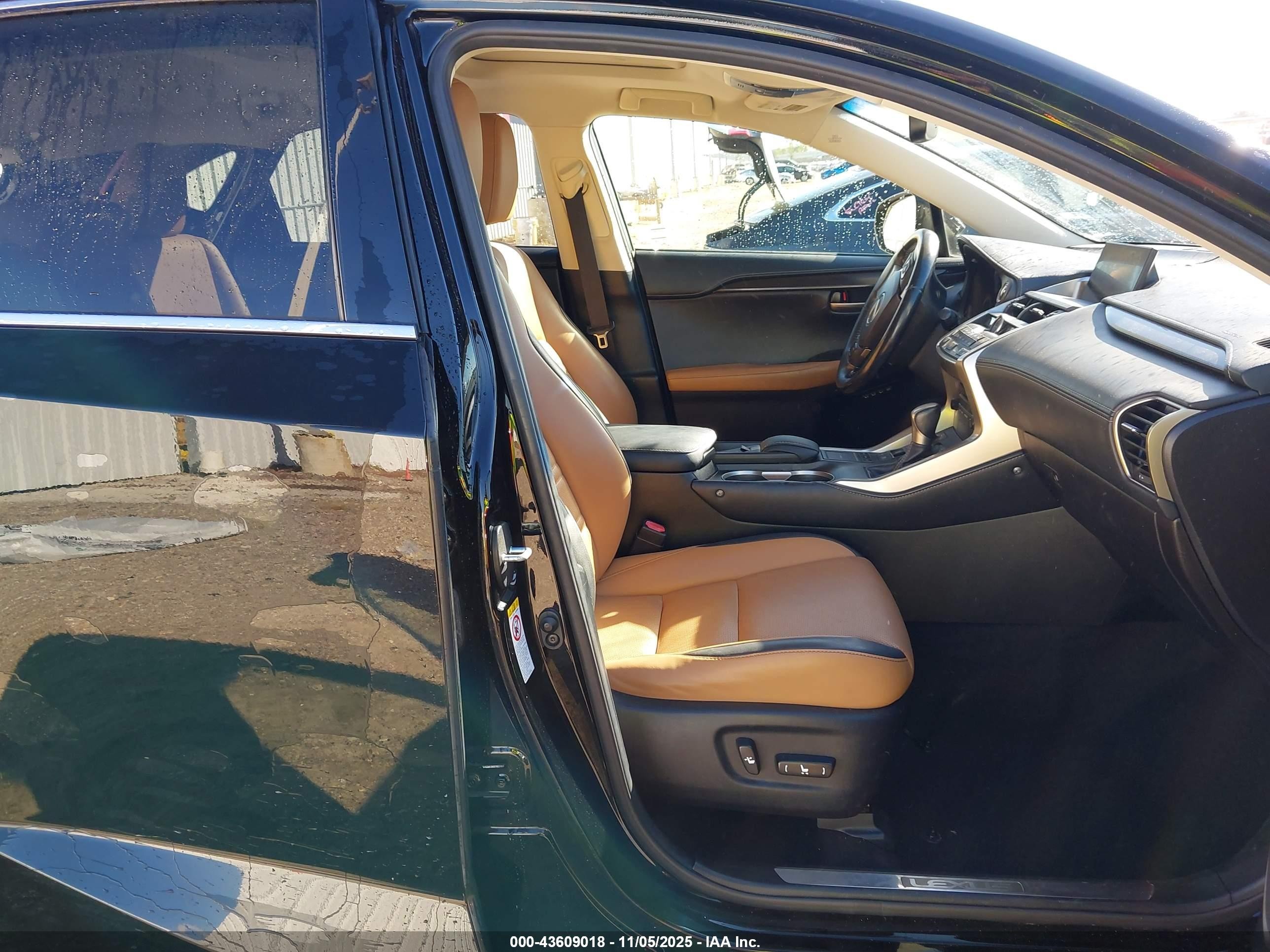 2015 Lexus Nx 200t   Black vin: JTJYARBZ9F2001691