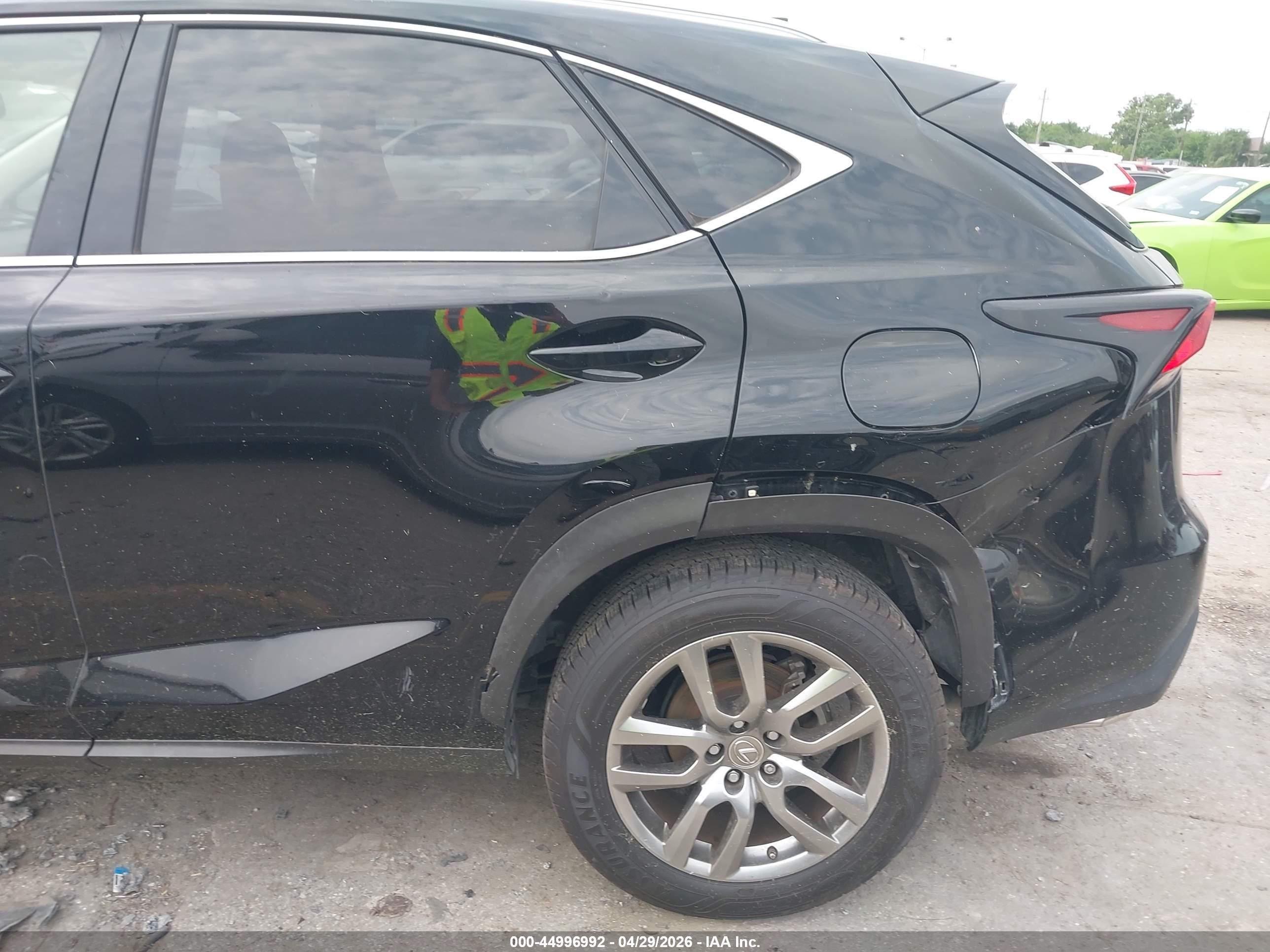 2015 Lexus Nx 200t   Black vin: JTJYARBZ9F2001691