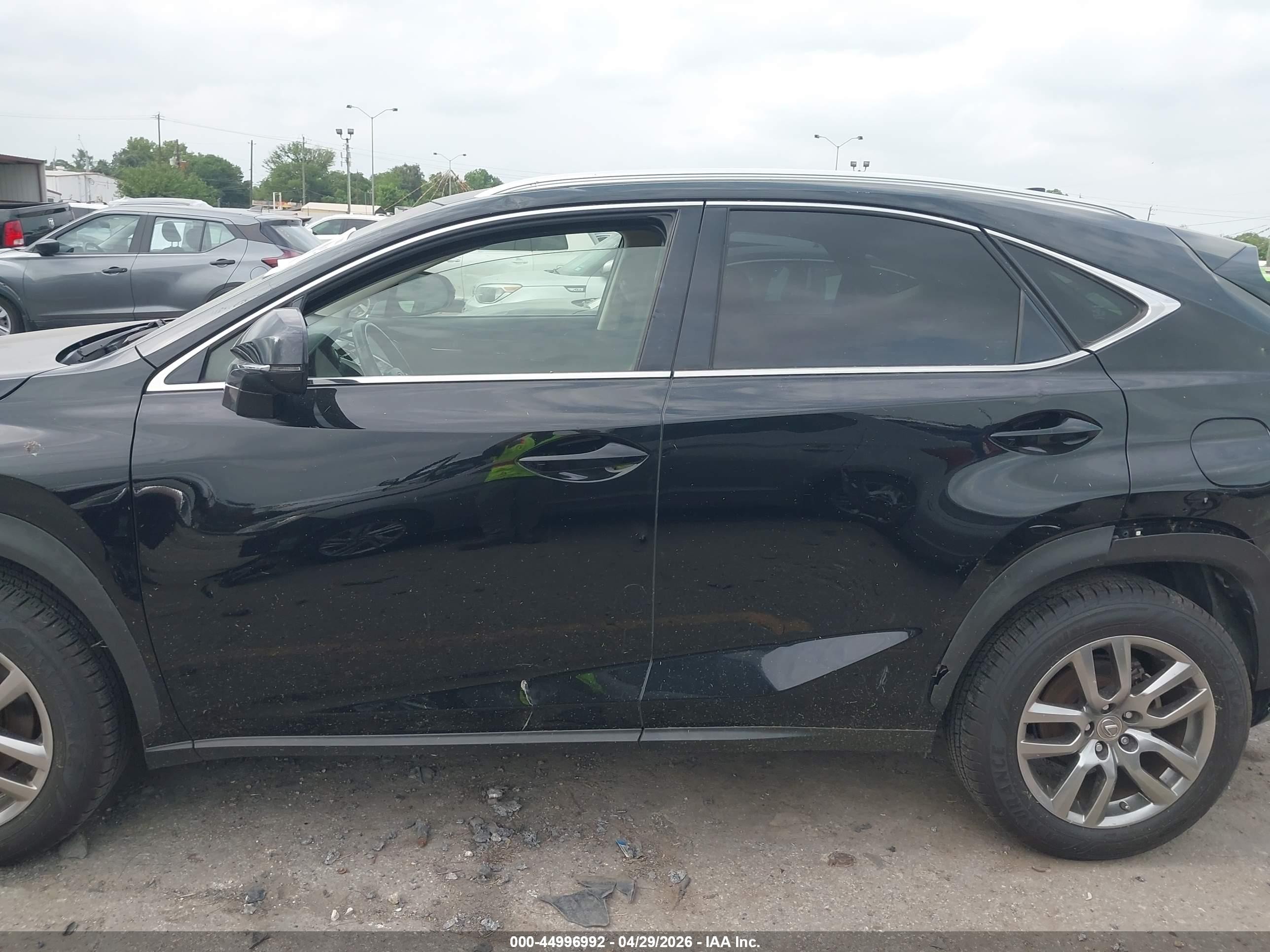 2015 Lexus Nx 200t   Black vin: JTJYARBZ9F2001691