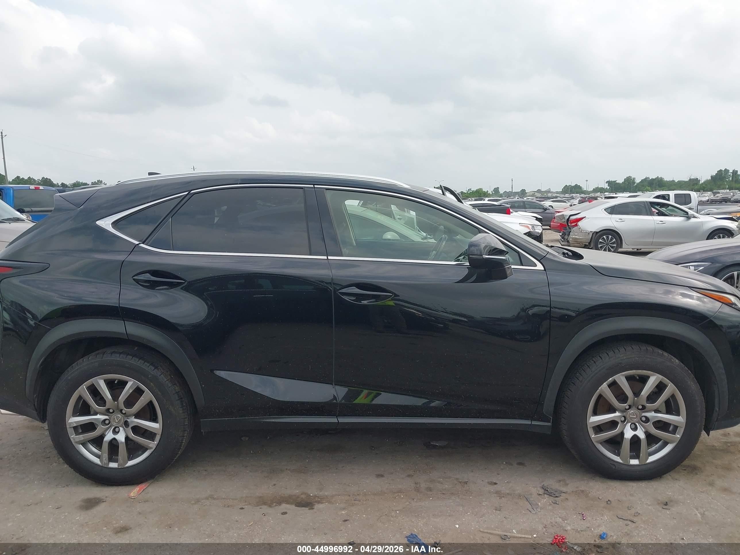 2015 Lexus Nx 200t   Black vin: JTJYARBZ9F2001691