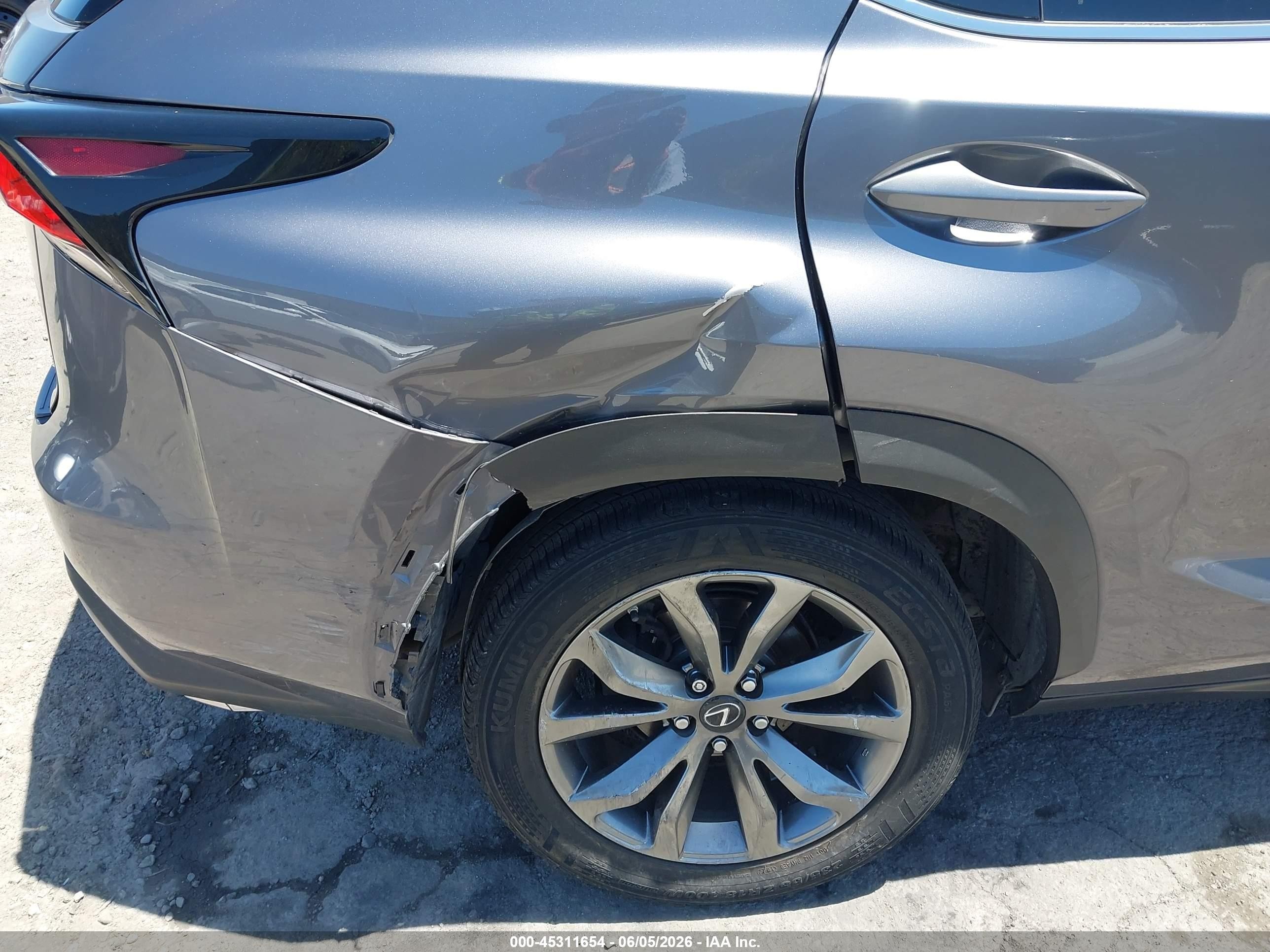 2015 Lexus Nx 200t F Sport Gray vin: JTJYARBZ9F2002078