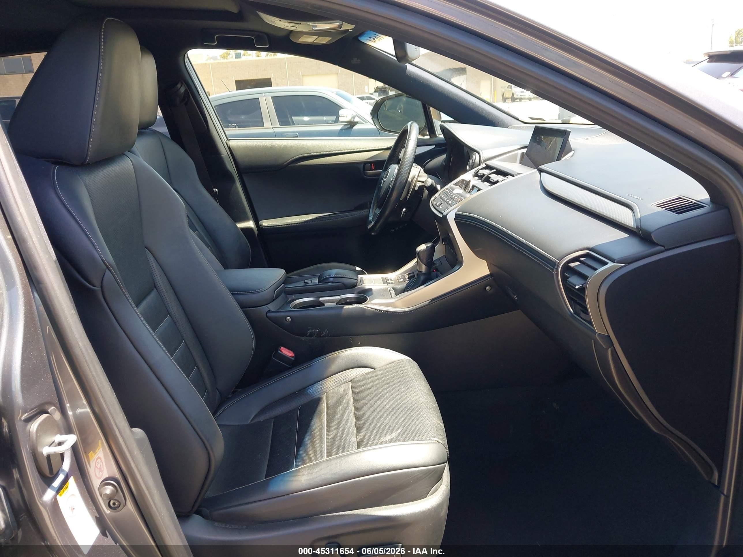 2015 Lexus Nx 200t F Sport Gray vin: JTJYARBZ9F2002078