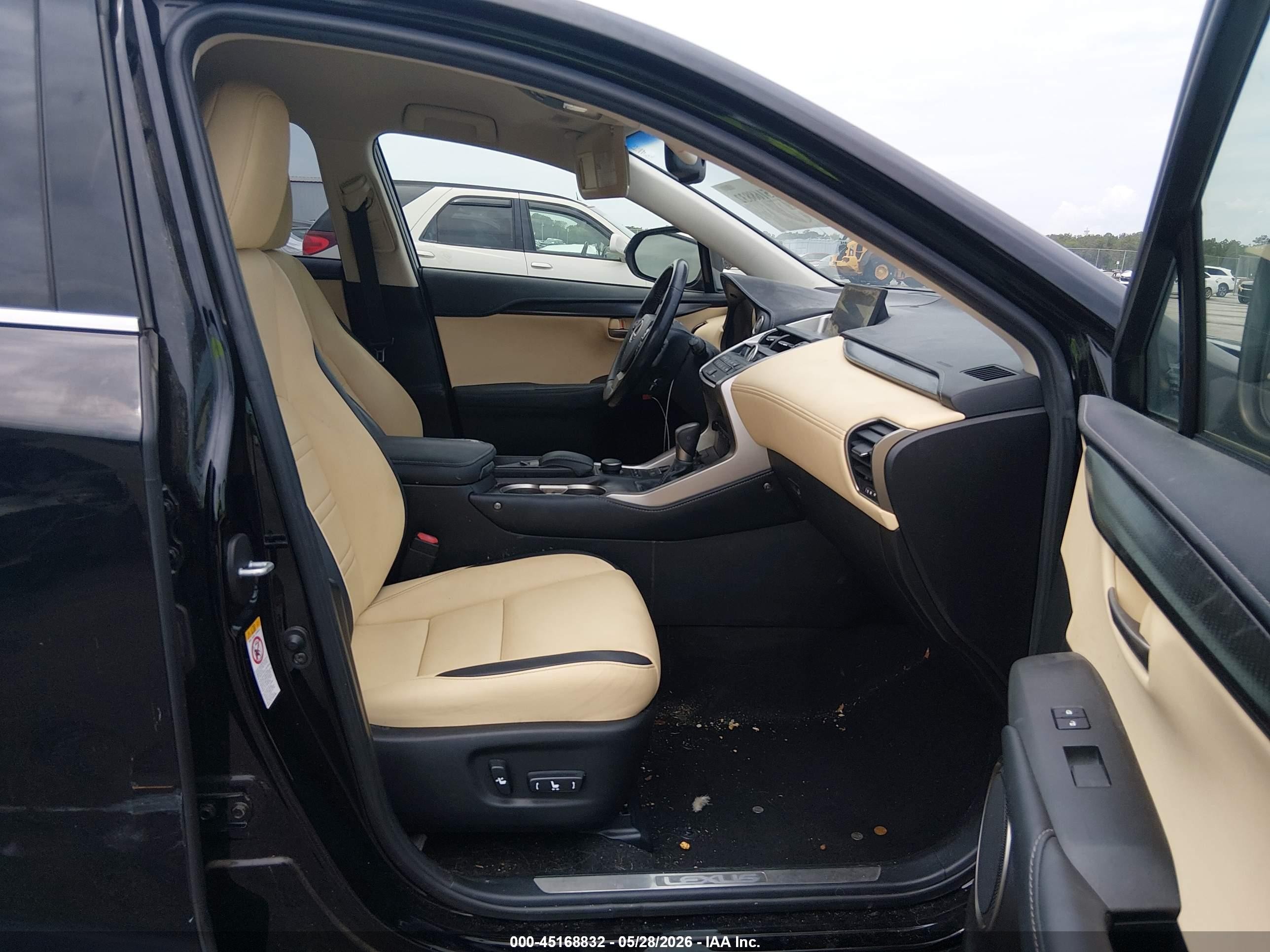 2015 Lexus Nx 200t   Black vin: JTJYARBZ9F2010410