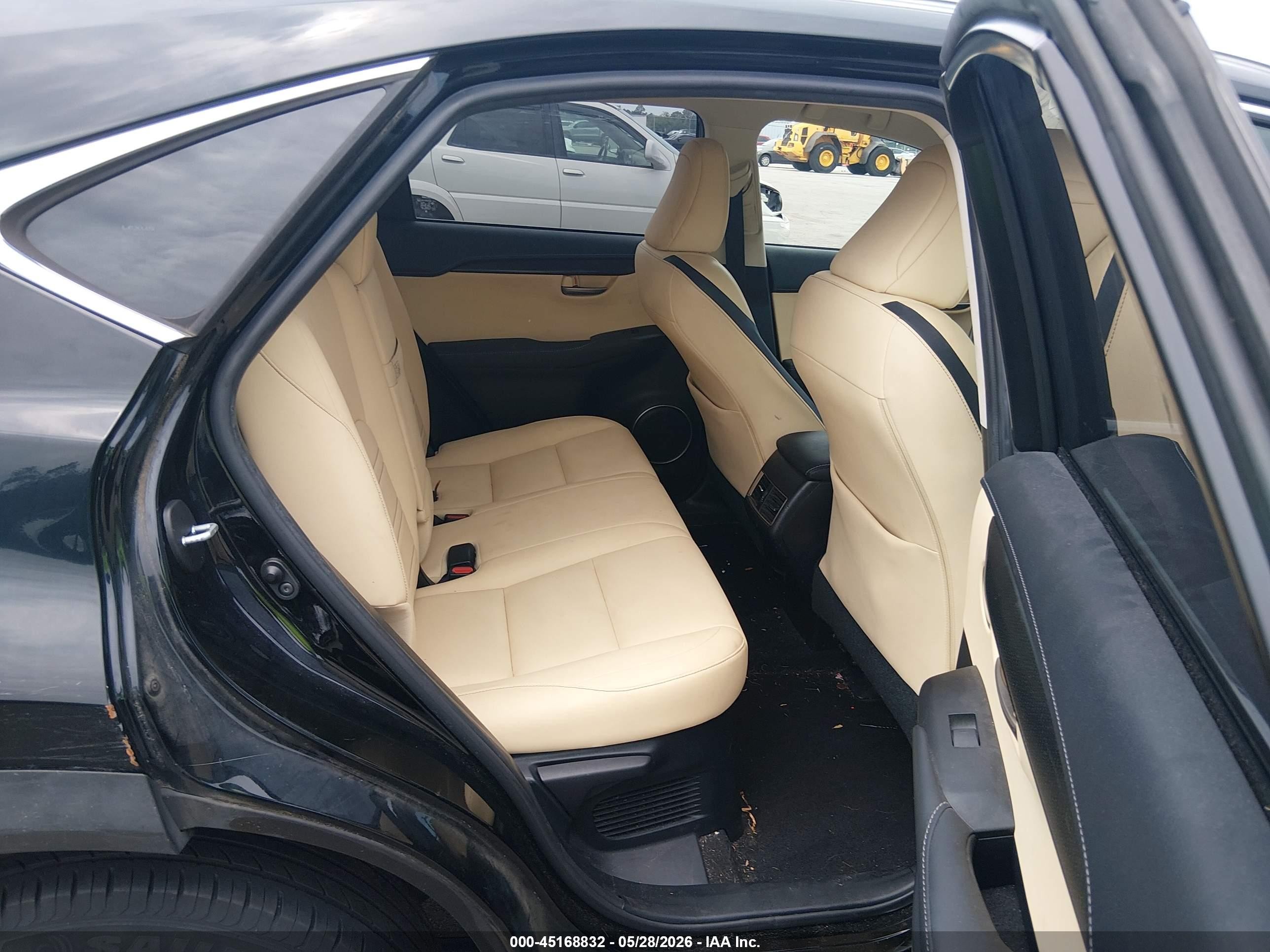 2015 Lexus Nx 200t   Black vin: JTJYARBZ9F2010410