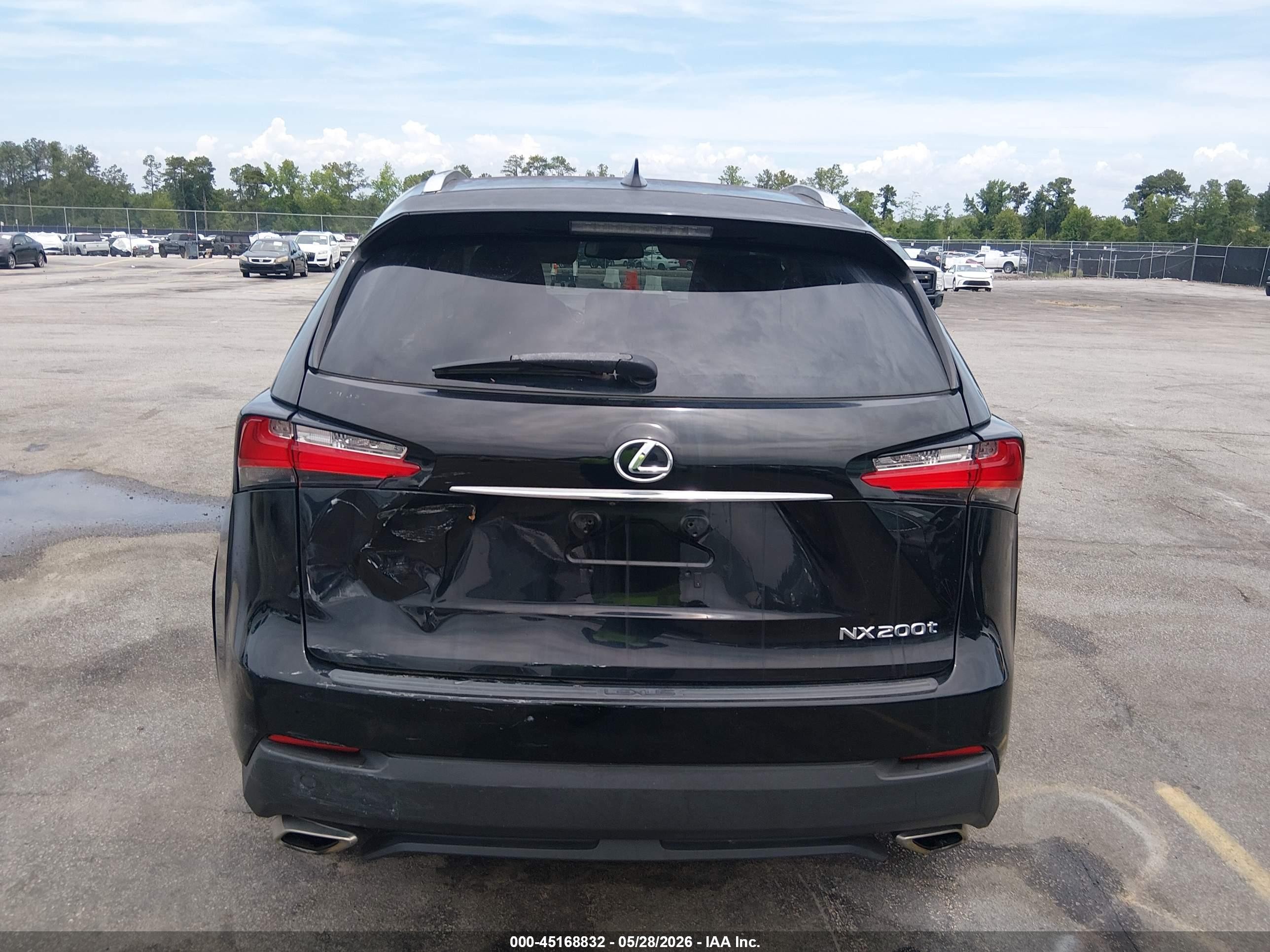 2015 Lexus Nx 200t   Black vin: JTJYARBZ9F2010410