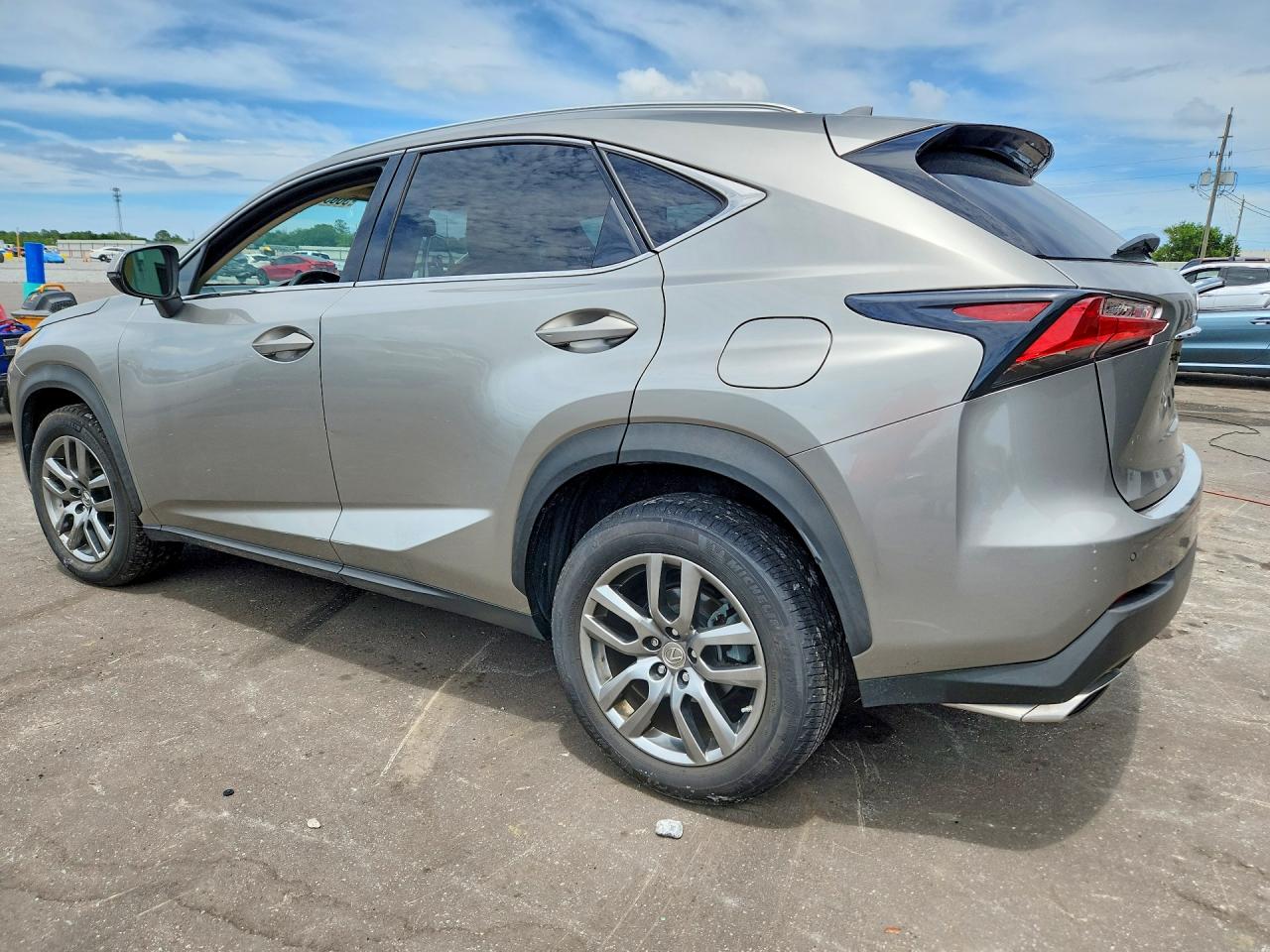 2015 Lexus Nx 200t Silver vin: JTJYARBZ9F2015123