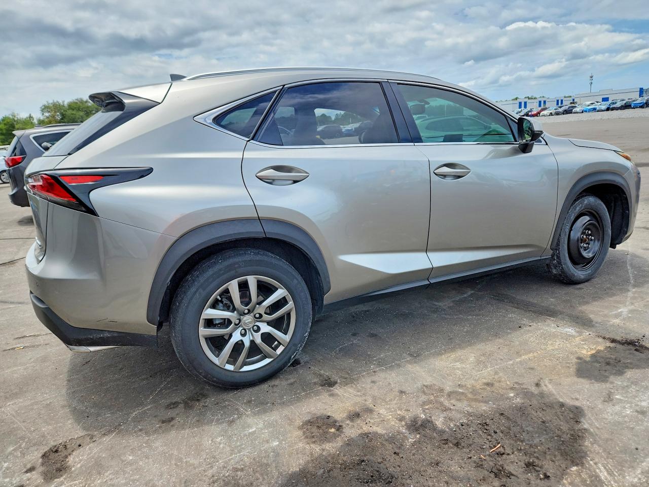 2015 Lexus Nx 200t Silver vin: JTJYARBZ9F2015123