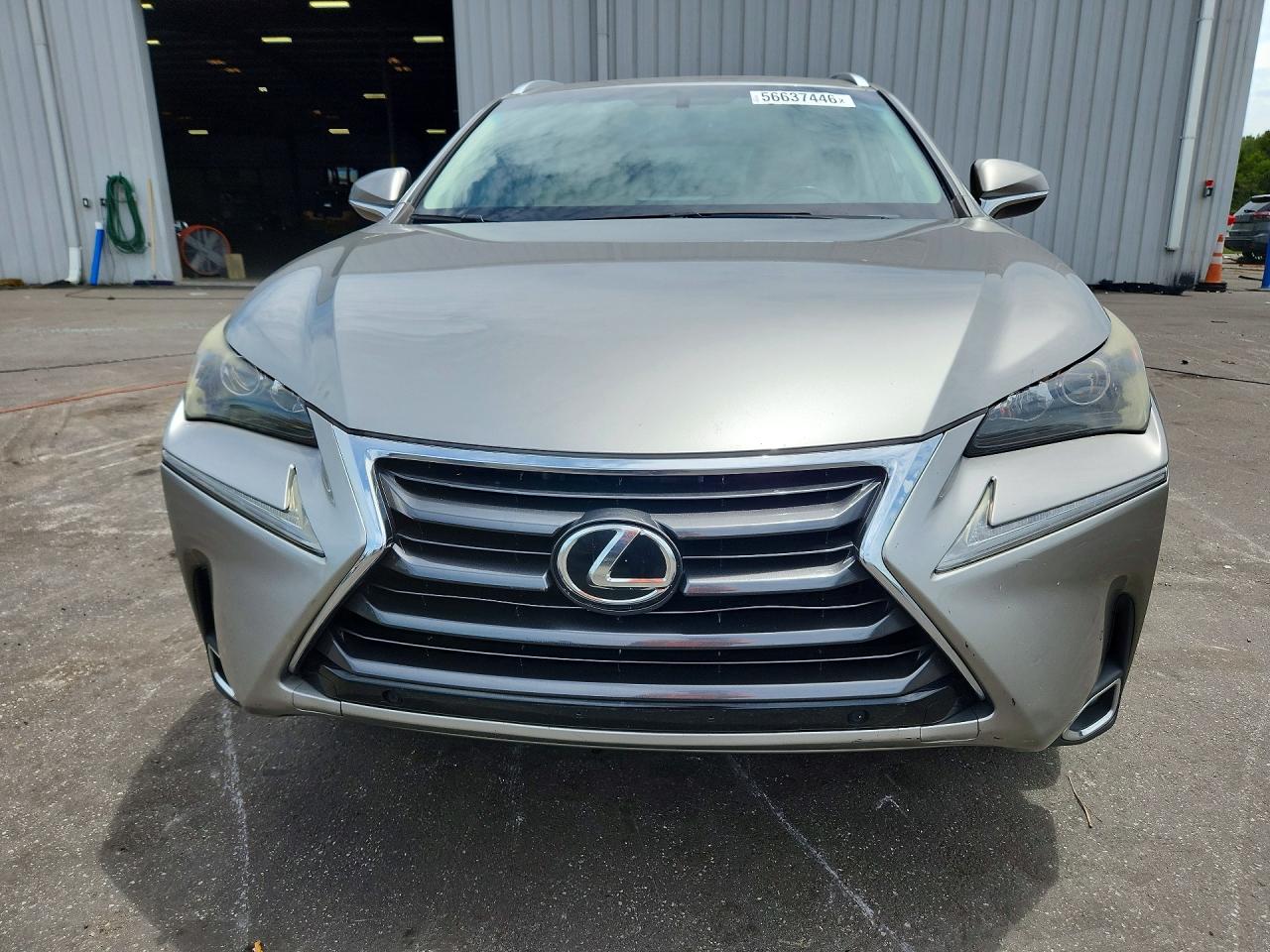 2015 Lexus Nx 200t Silver vin: JTJYARBZ9F2015123