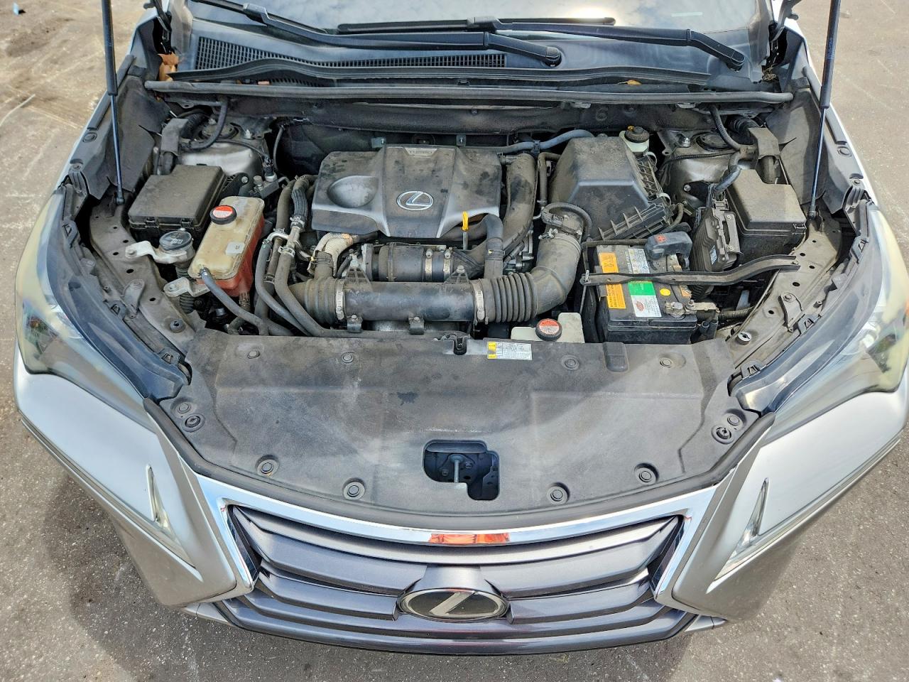 2015 Lexus Nx 200t Silver vin: JTJYARBZ9F2015123