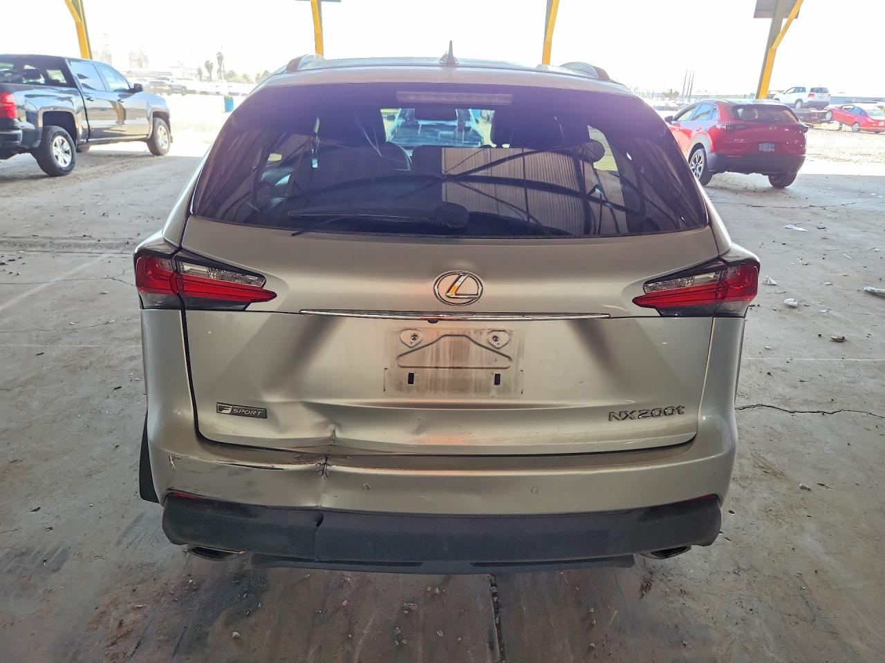 2015 Lexus Nx 200t Silver vin: JTJYARBZ9F2015929