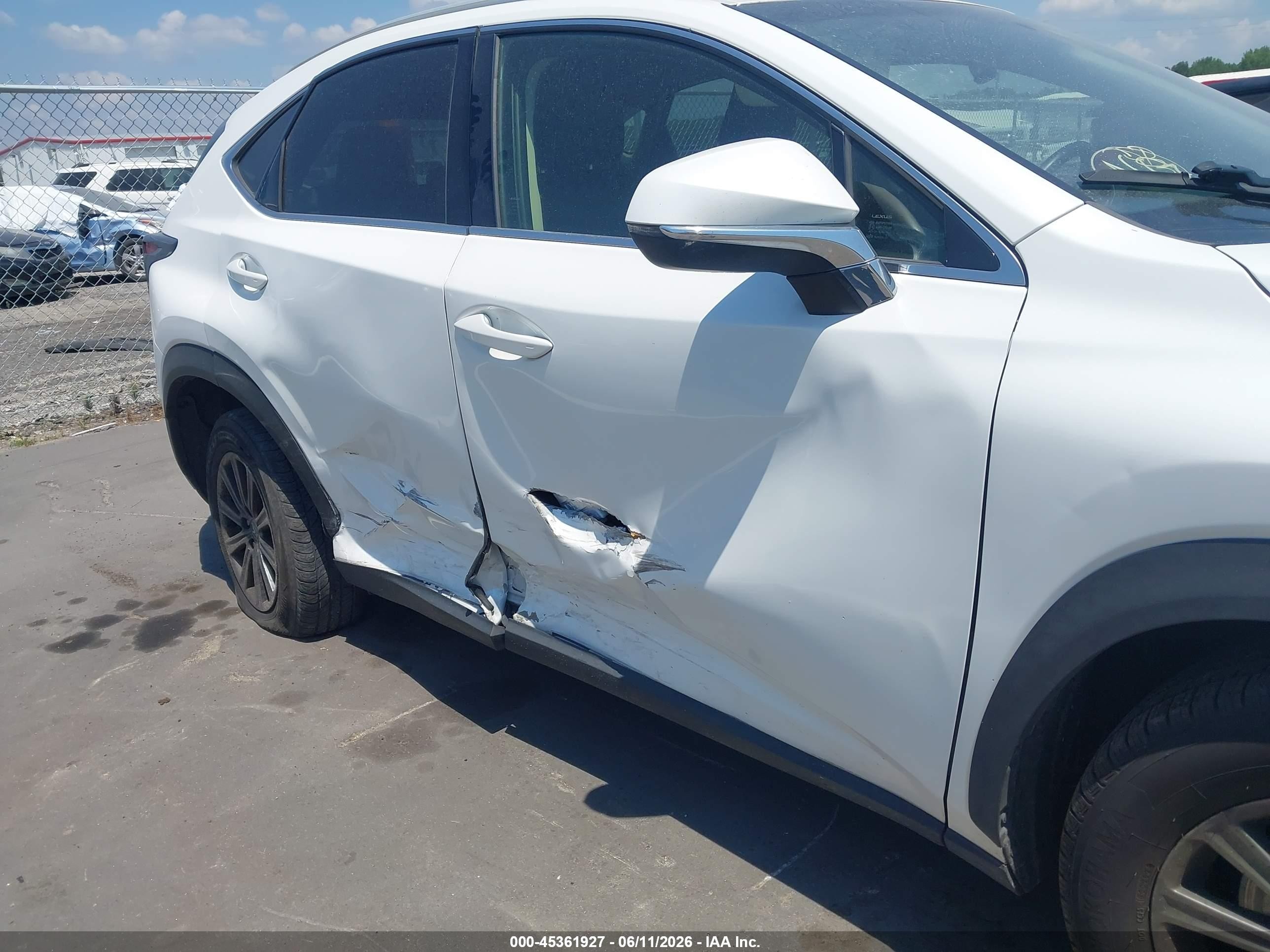 2016 Lexus Nx 200t White vin: JTJYARBZ9G2022462