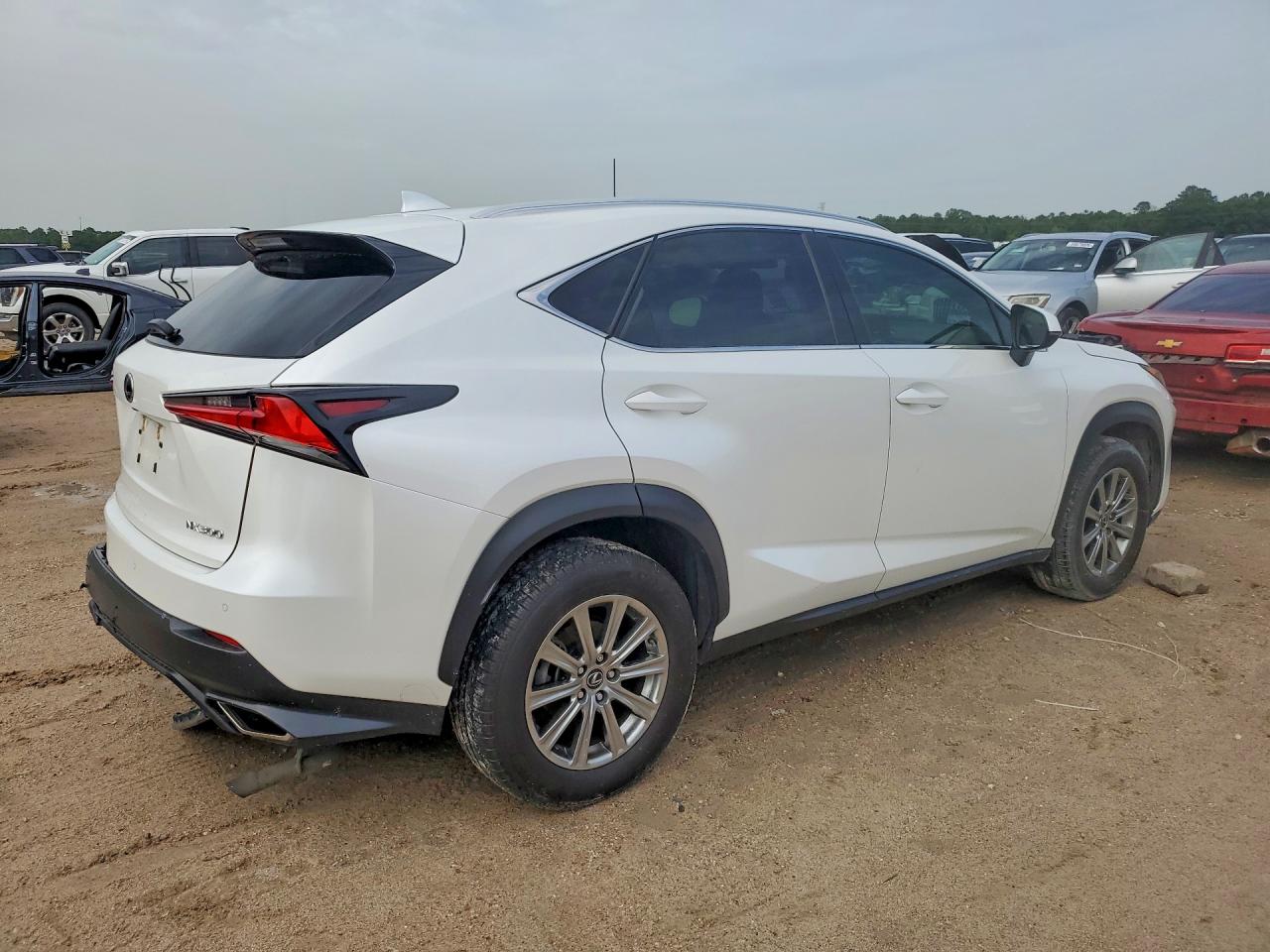 2019 Lexus Nx 300 Base White vin: JTJYARBZ9K2142612