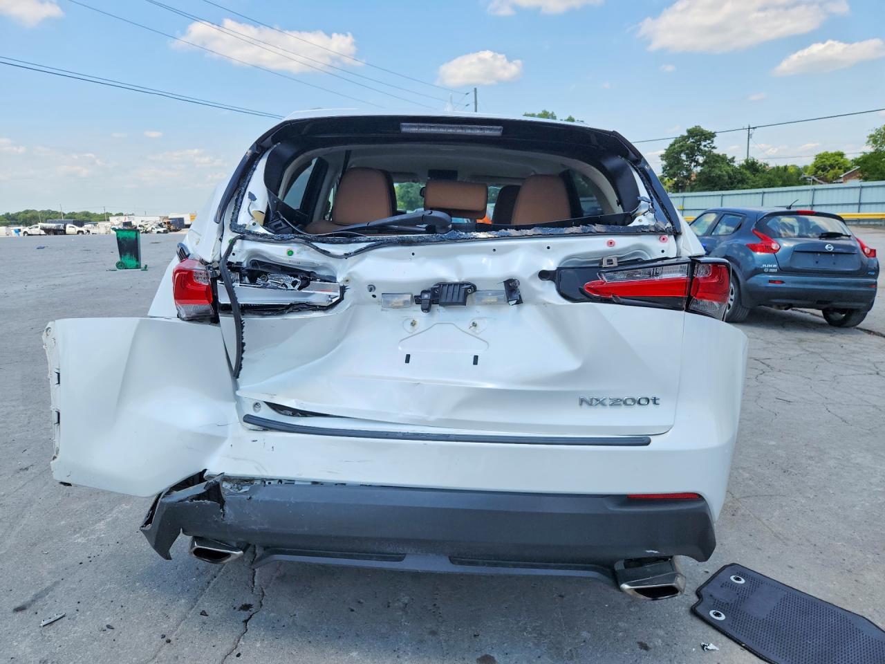 2015 Lexus Nx 200t White vin: JTJYARBZXF2001893