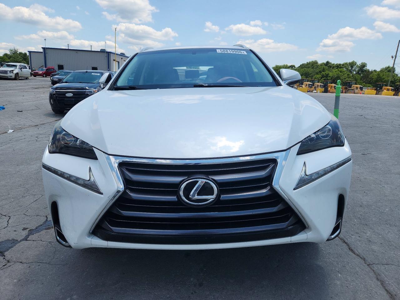 2015 Lexus Nx 200t White vin: JTJYARBZXF2001893