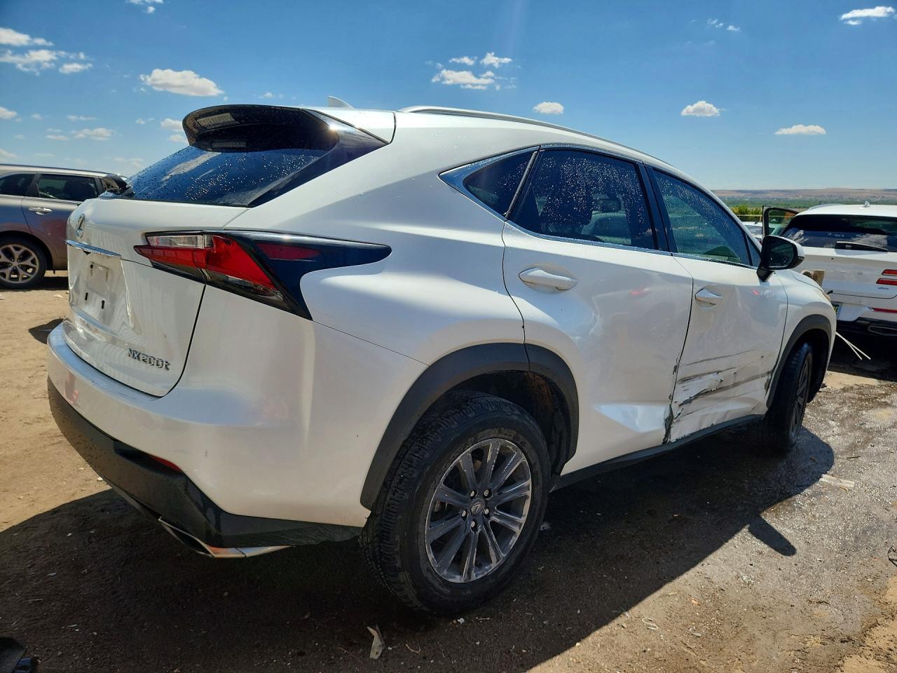 2015 Lexus Nx 200t White vin: JTJYARBZXF2006480