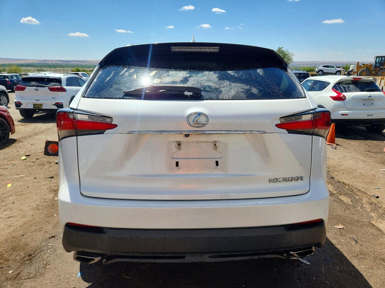 2015 Lexus Nx 200t White vin: JTJYARBZXF2006480