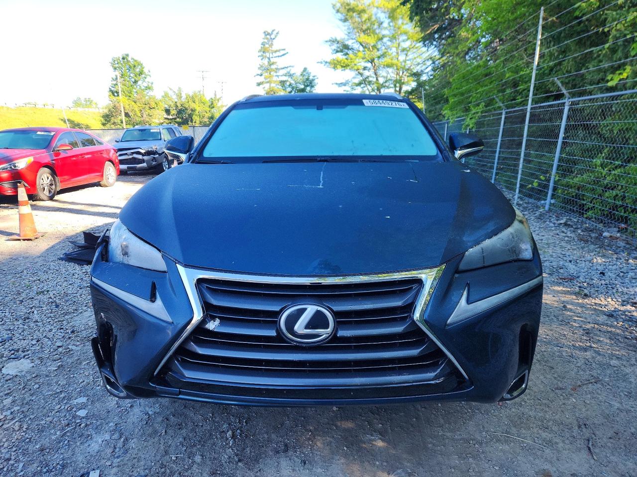 2015 Lexus Nx 200t Blue vin: JTJYARBZXF2015437