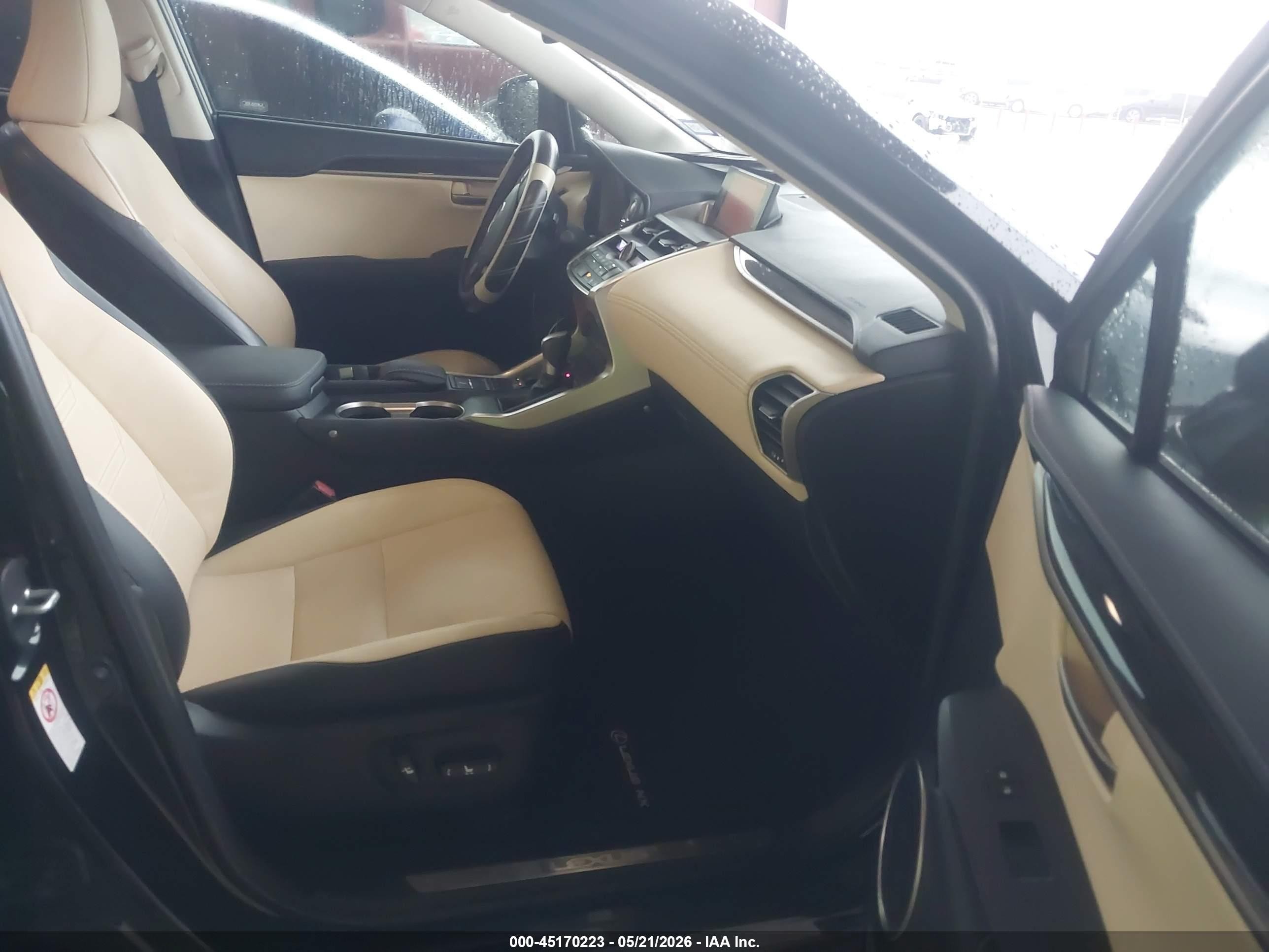 2016 Lexus Nx 200t Black vin: JTJYARBZXG2045944